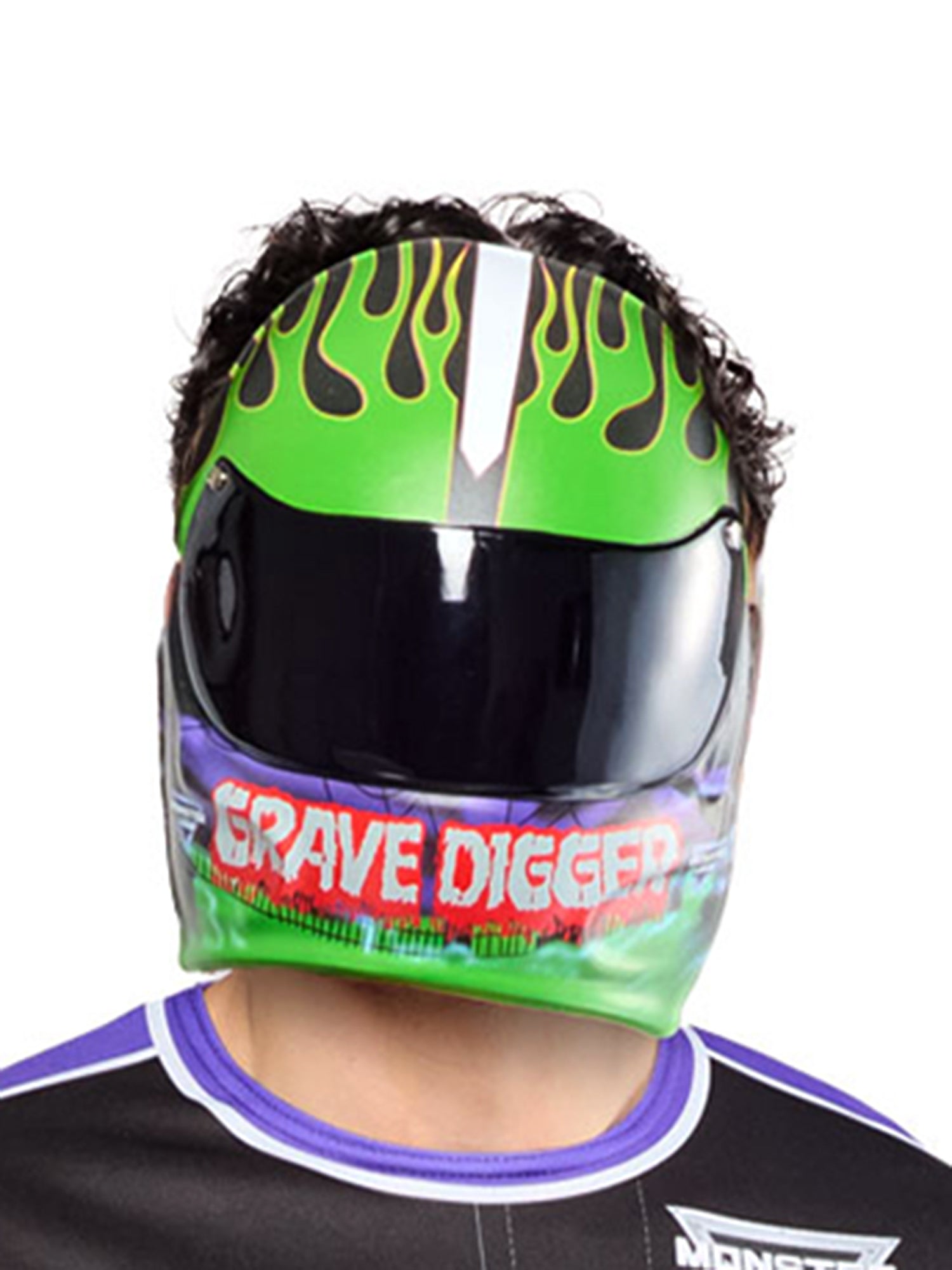 Men's Monster Jam Grave Digger Top and Mask - costumes.com