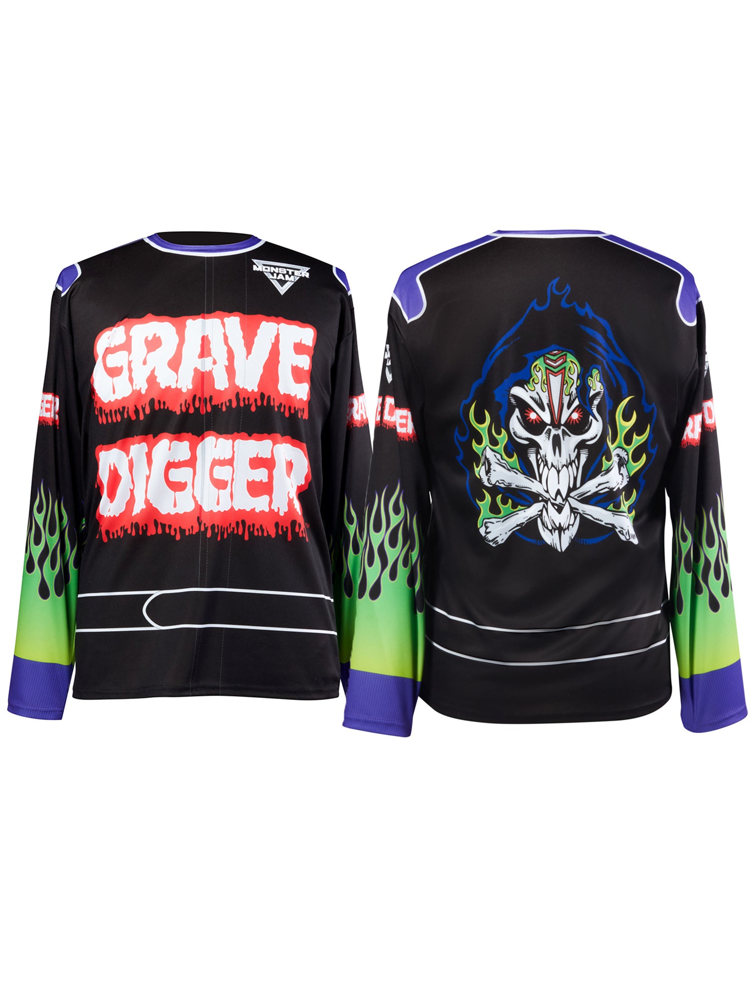Men's Monster Jam Grave Digger Top and Mask - costumes.com
