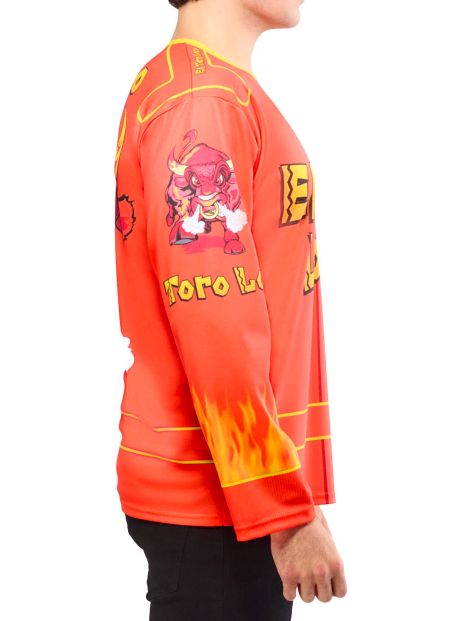 Men's Monster Jam El Toro Loco Top and Mask - costumes.com