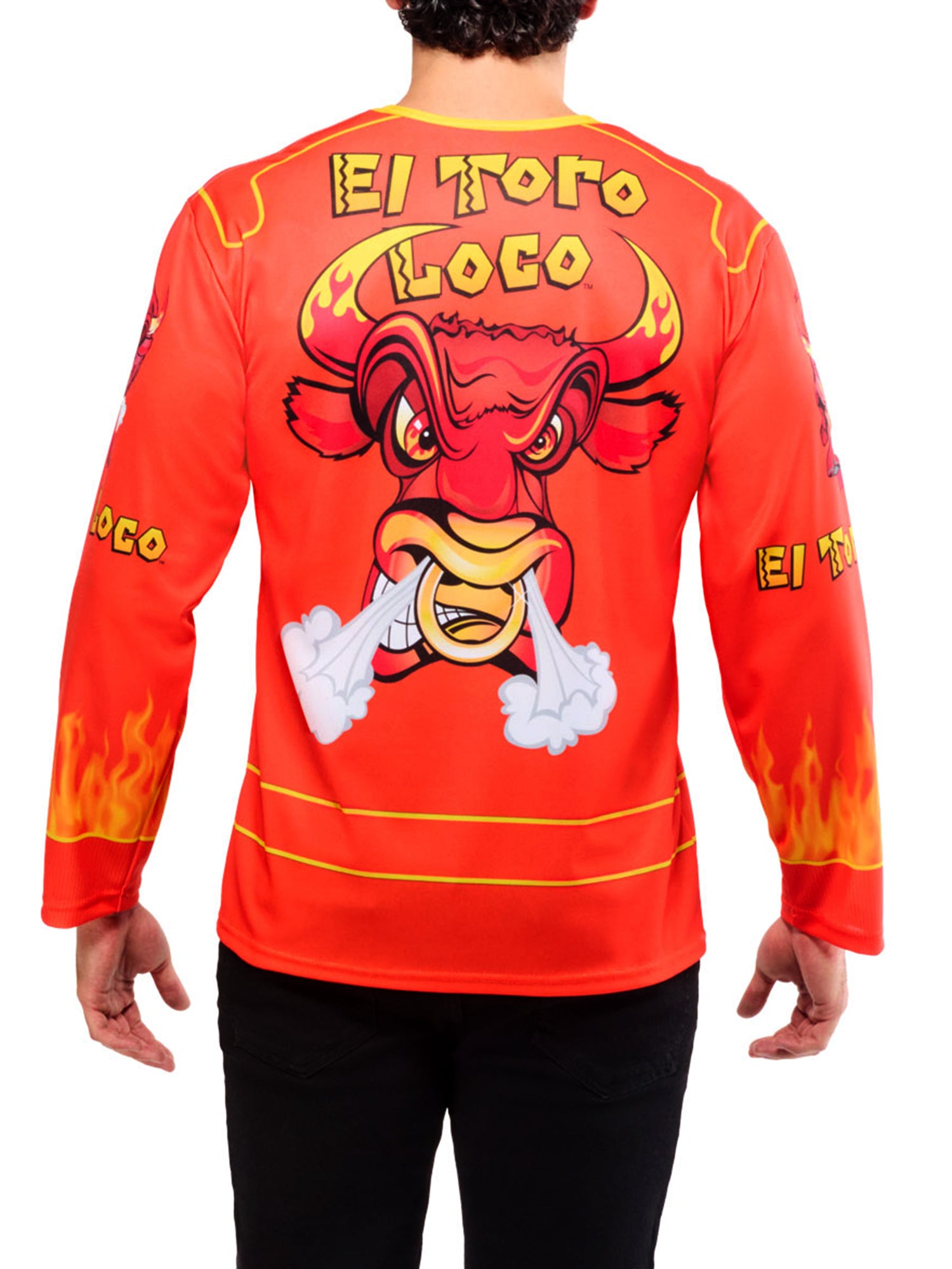 Men's Monster Jam El Toro Loco Top and Mask - costumes.com