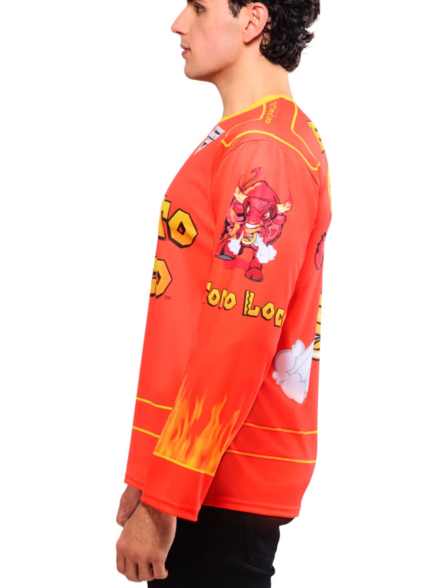 Men's Monster Jam El Toro Loco Top and Mask - costumes.com