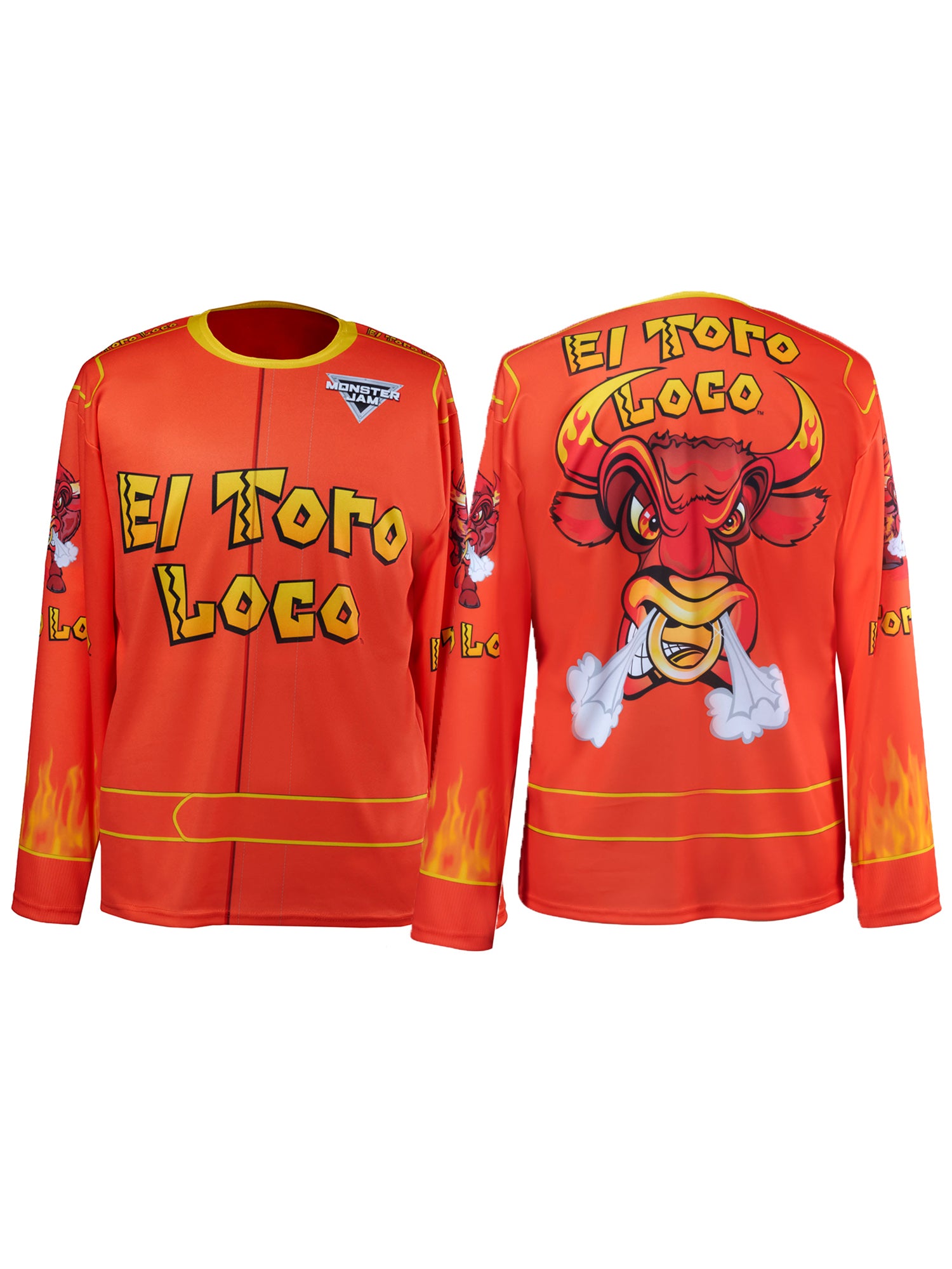 Men's Monster Jam El Toro Loco Top and Mask - costumes.com