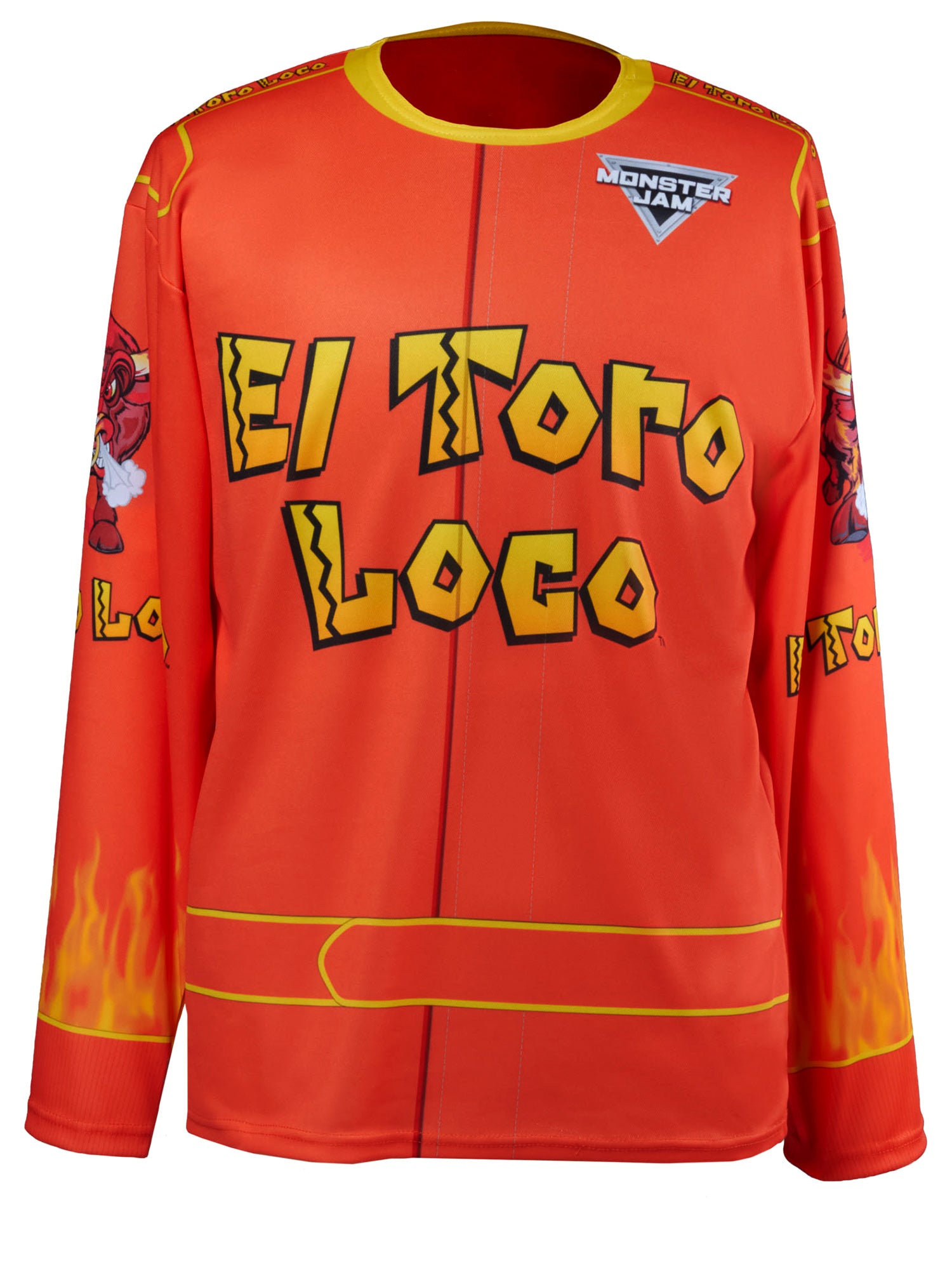 Men's Monster Jam El Toro Loco Top and Mask - costumes.com
