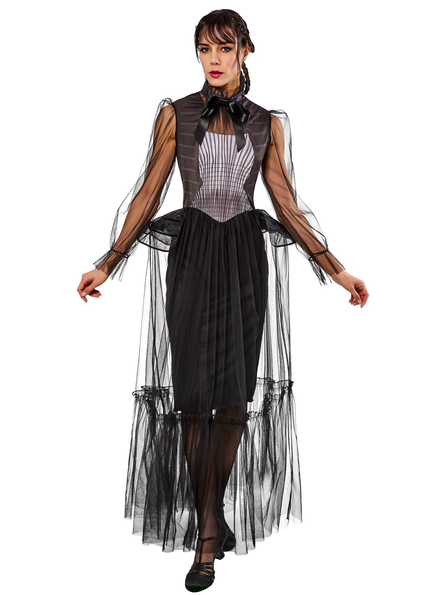 Women's Wednesday Graveyard Gala Dress - Deluxe - costumes.com
