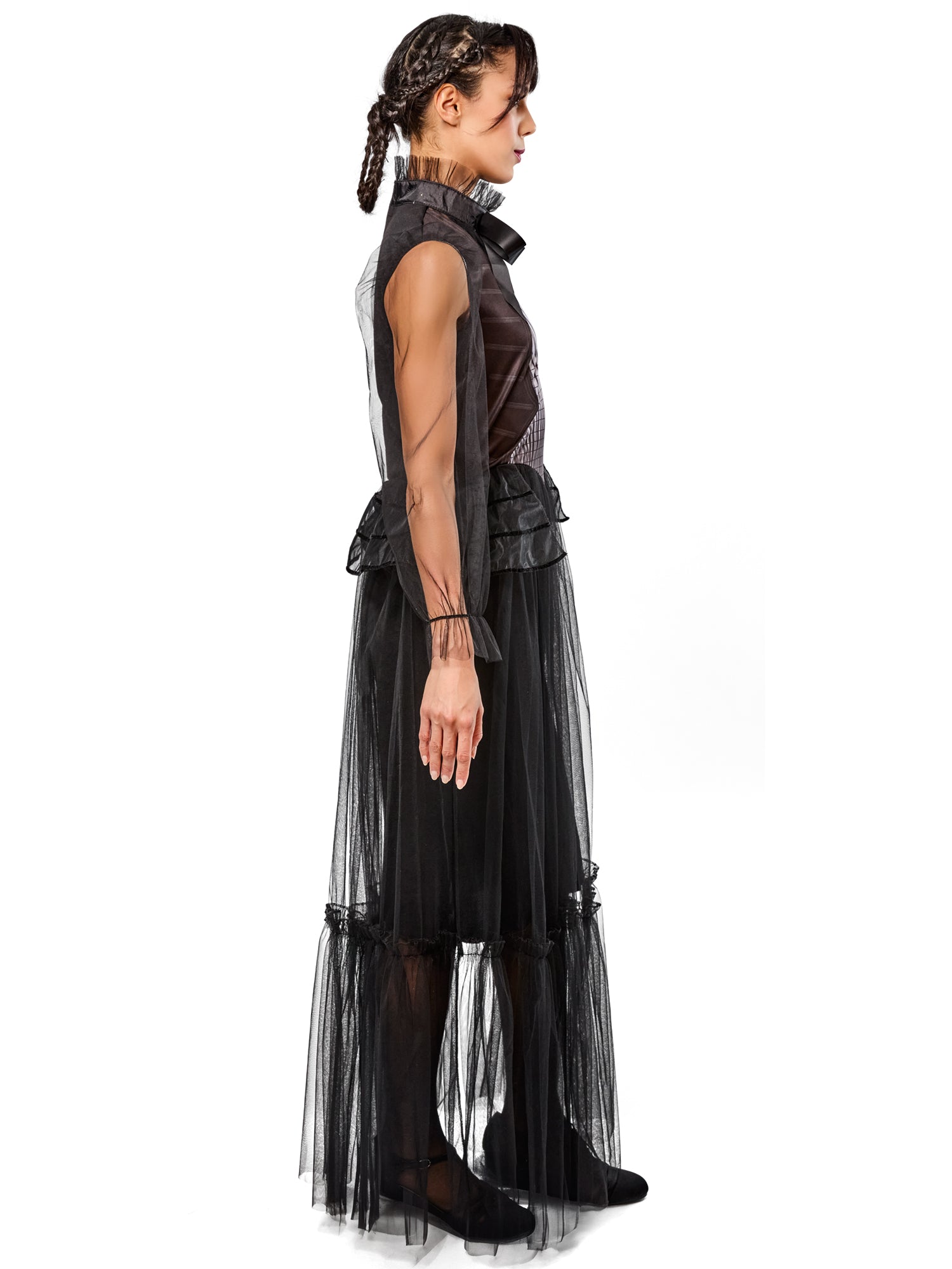 Women's Wednesday Graveyard Gala Dress - Deluxe - costumes.com