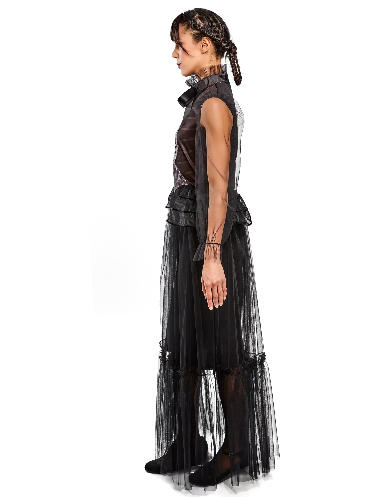 Women's Wednesday Graveyard Gala Dress - Deluxe - costumes.com