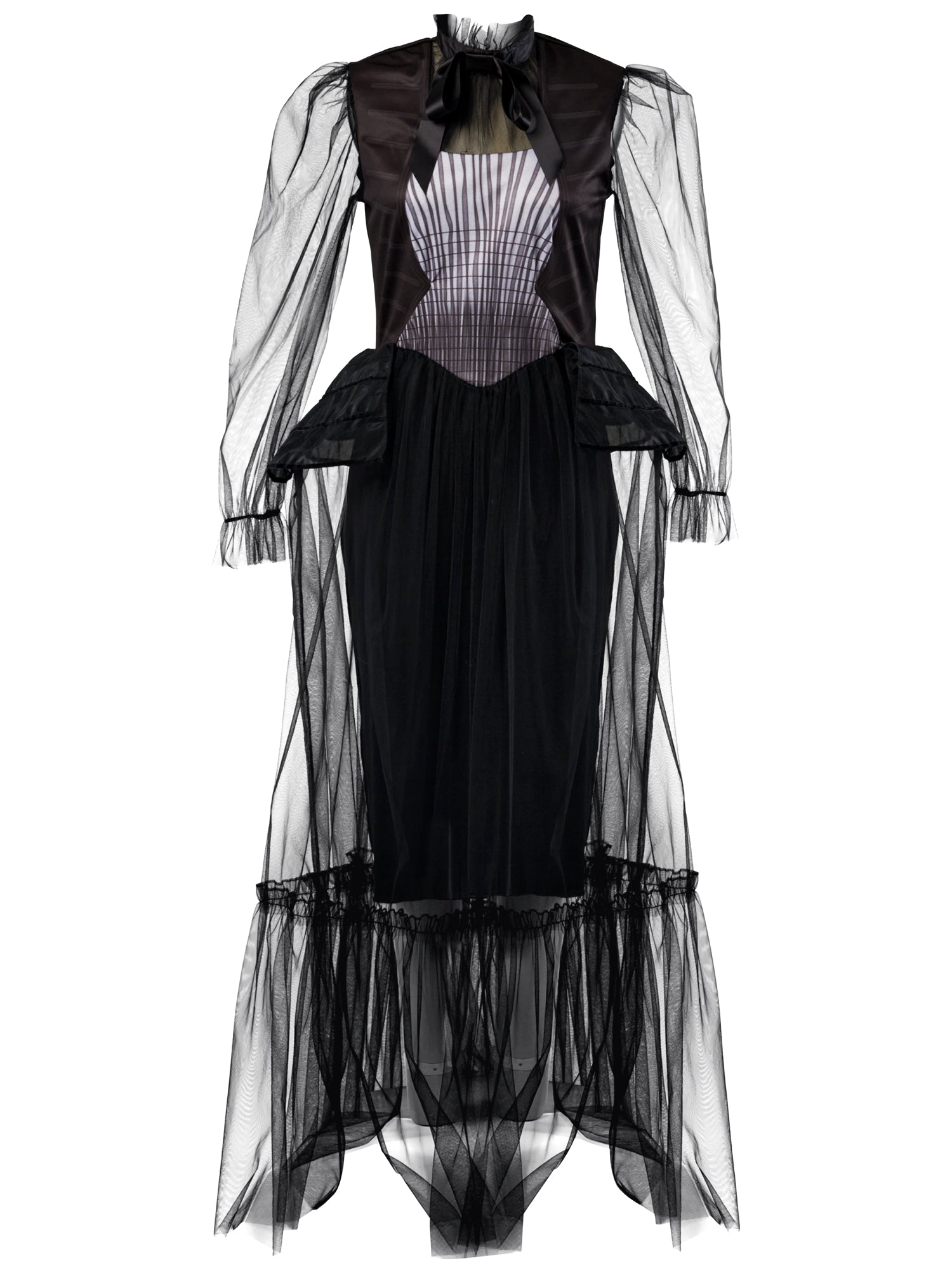 Women's Wednesday Graveyard Gala Dress - Deluxe - costumes.com