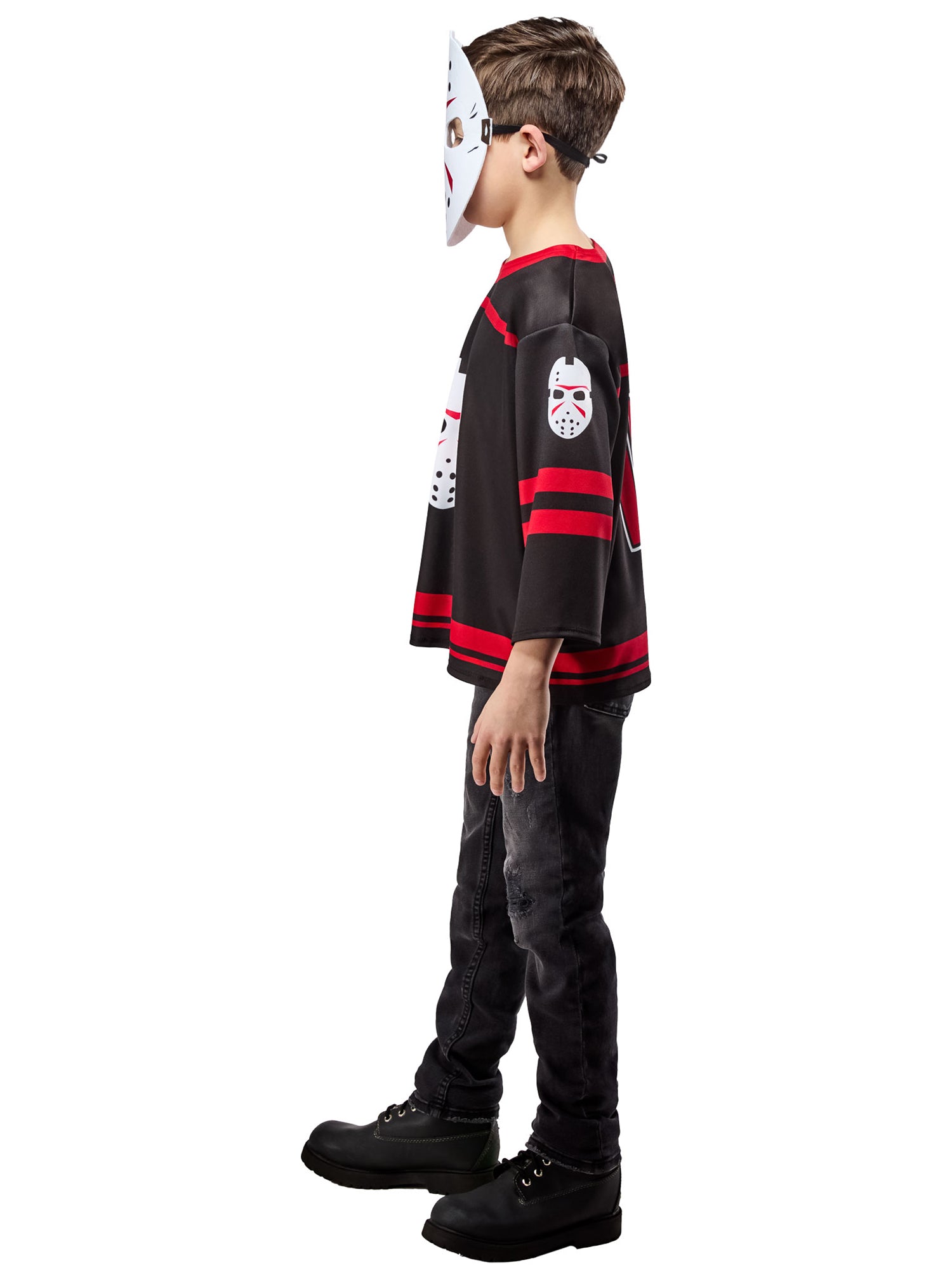 Boys' Friday the 13th Jason Voorhees Costume Top with Mask - costumes.com