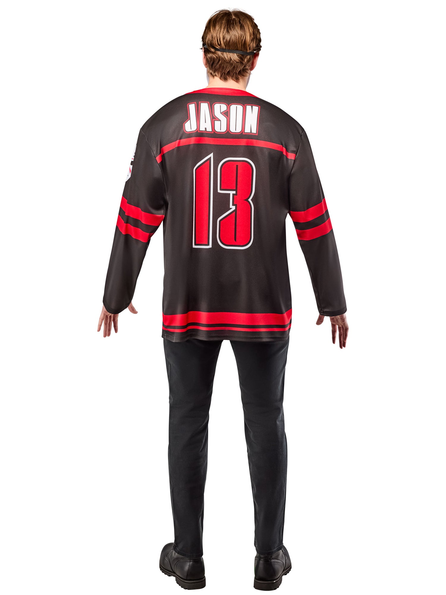 Men's Friday the 13th Jason Voorhees Costume Top with Mask - costumes.com