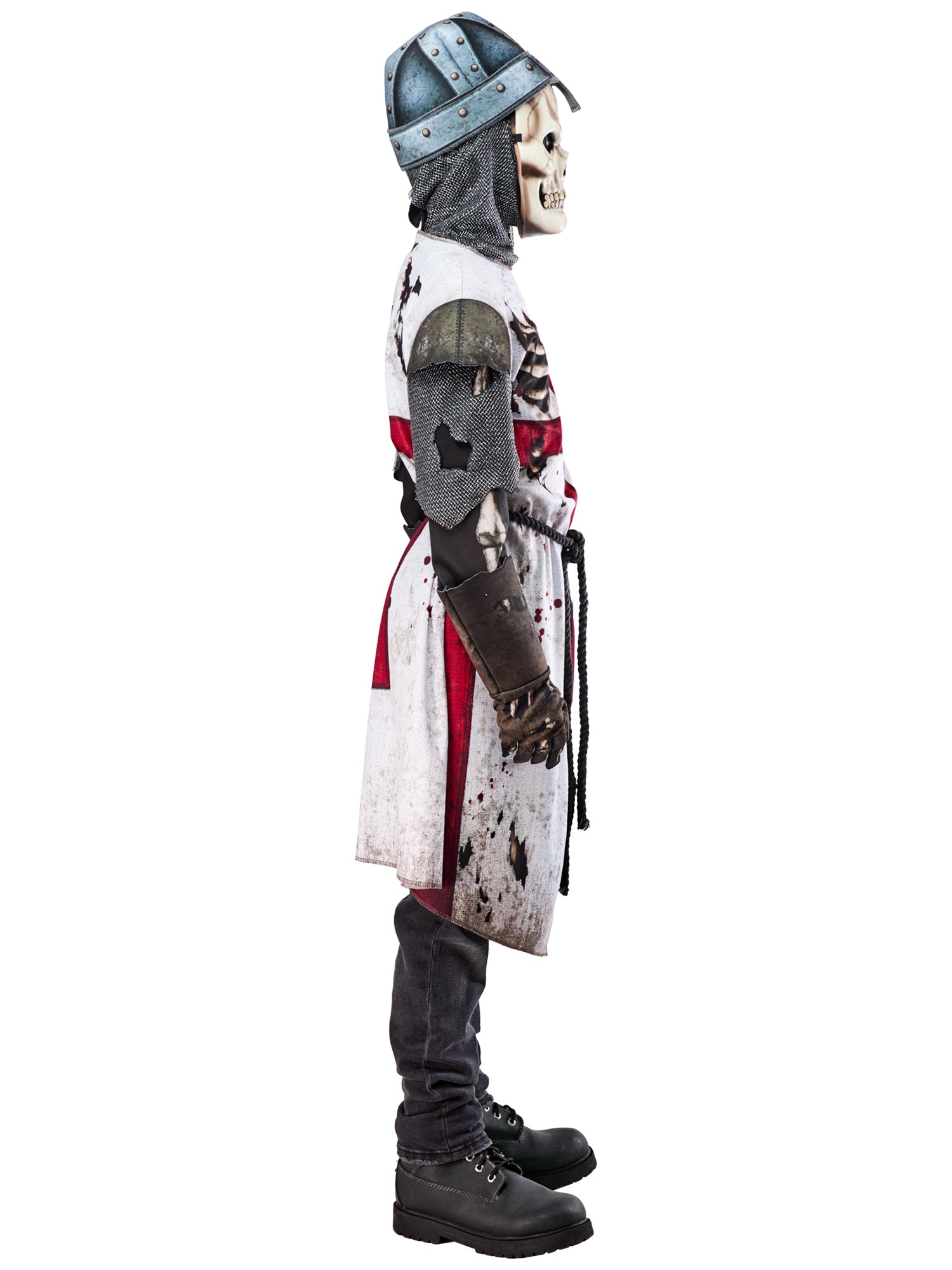 Boys' Skeleton Knight Crusader Costume with Mask - costumes.com