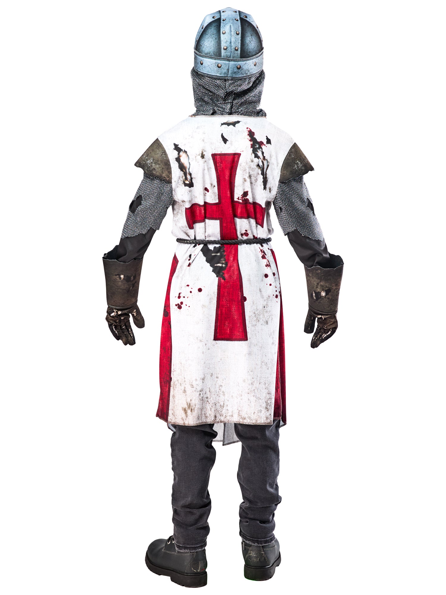Boys' Skeleton Knight Crusader Costume with Mask - costumes.com