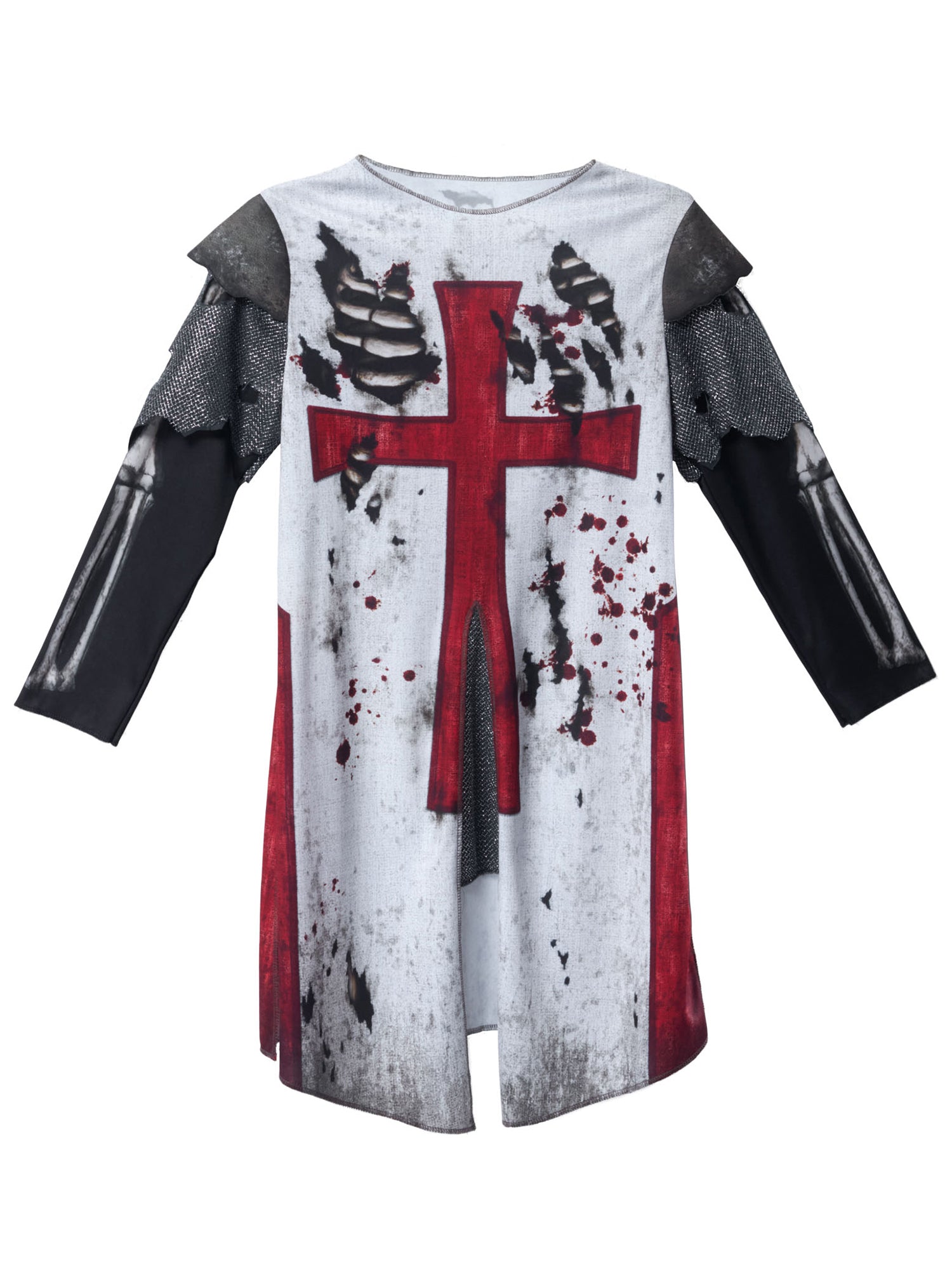Boys' Skeleton Knight Crusader Costume with Mask - costumes.com