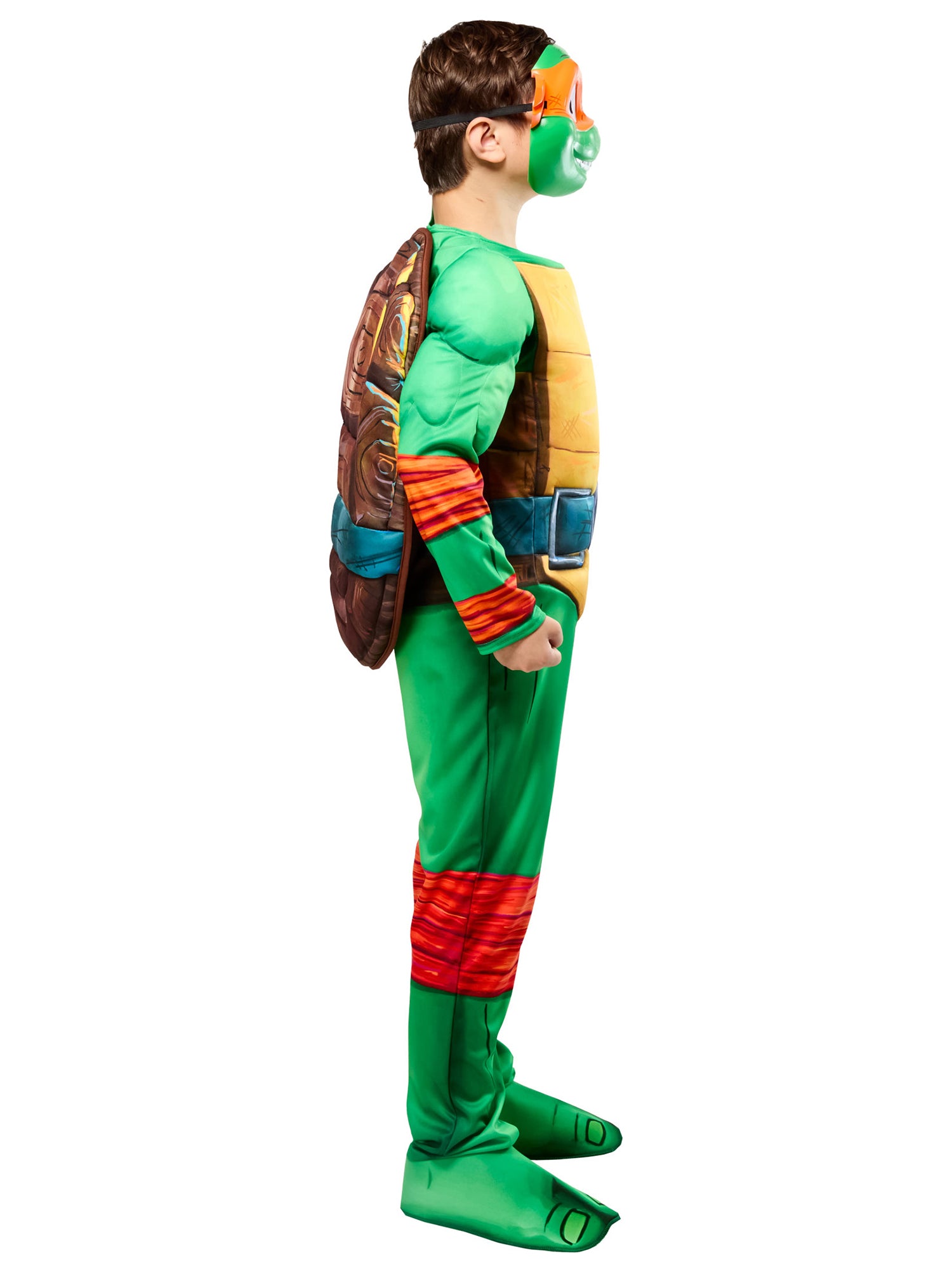 Boys' Teenage Mutant Ninja Turtles: Mutant Mayhem Michelangelo Costume - Deluxe - costumes.com