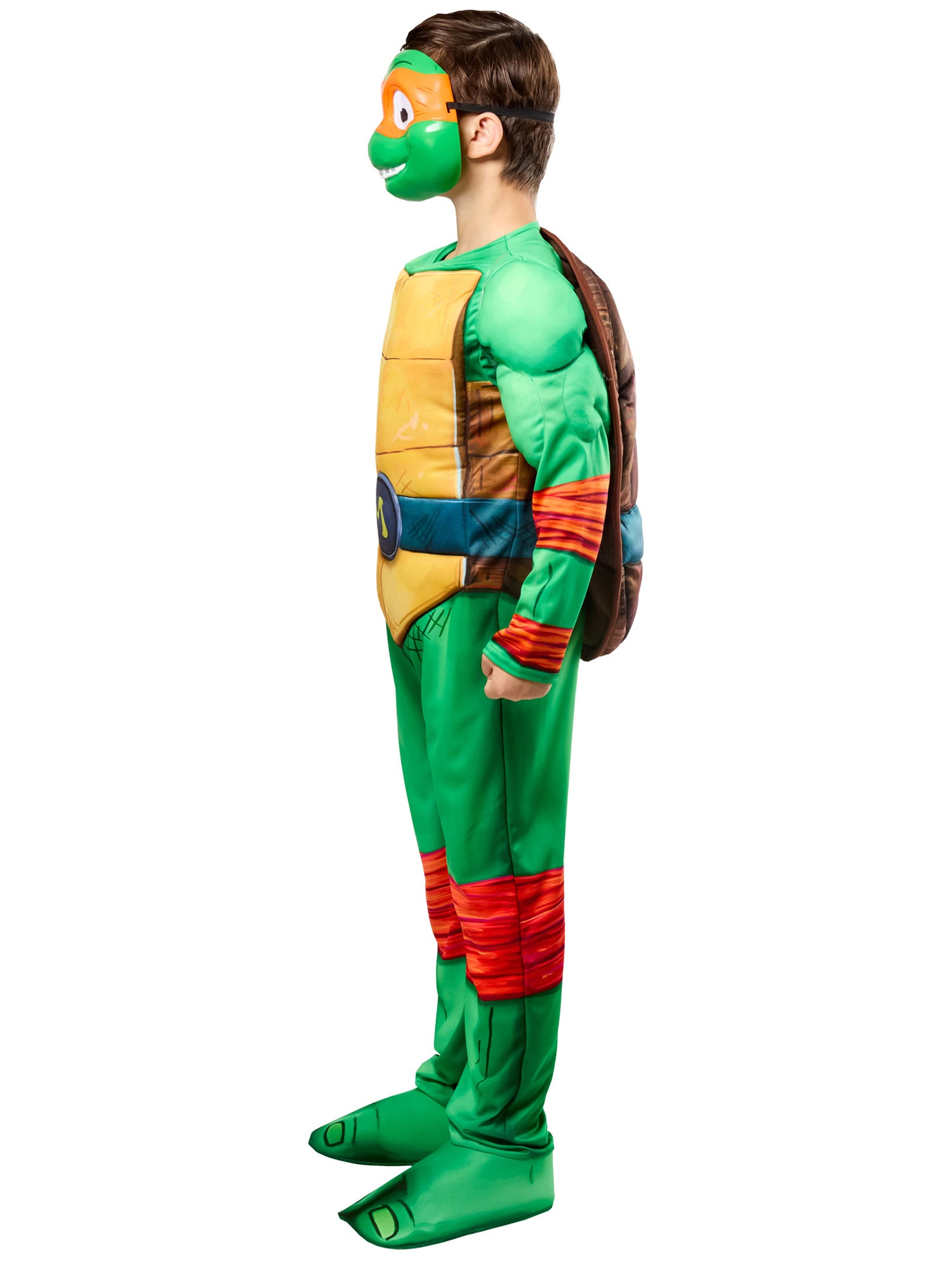 Boys' Teenage Mutant Ninja Turtles: Mutant Mayhem Michelangelo Costume - Deluxe - costumes.com