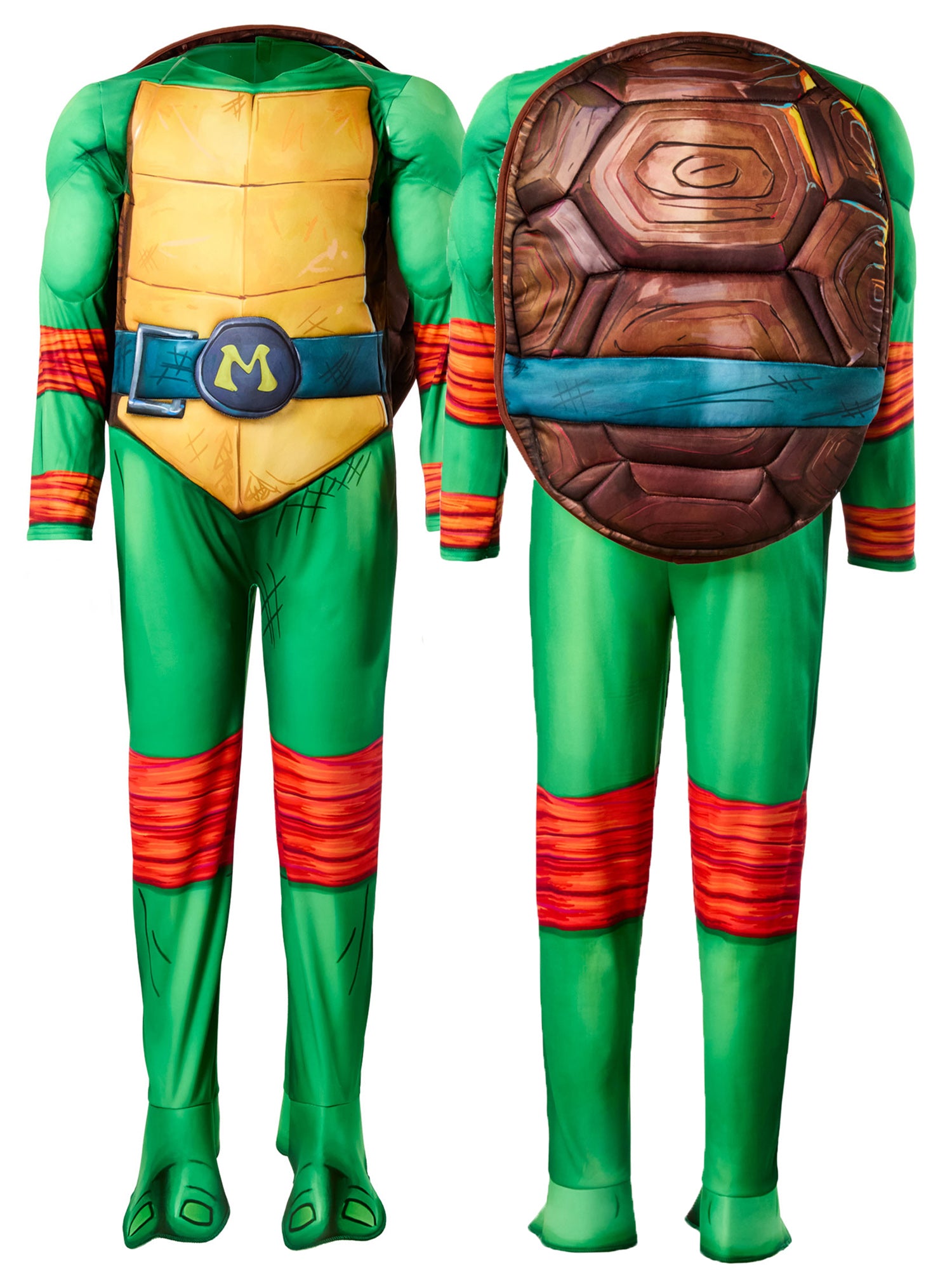 Boys' Teenage Mutant Ninja Turtles: Mutant Mayhem Michelangelo Costume - Deluxe - costumes.com
