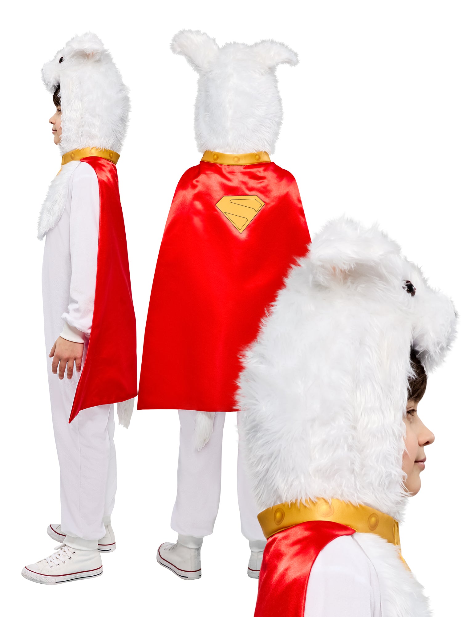 Kids' Supergirl Movie 2026 Krypto Zipsters Costume (PRE-ORDER) - costumes.com