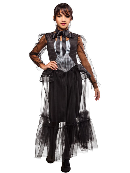 Girls' Wednesday Graveyard Gala Dress - Deluxe