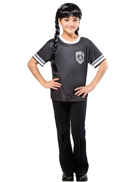 Girls' Wednesday Nevermore Academy Ophelia Hall Black Top