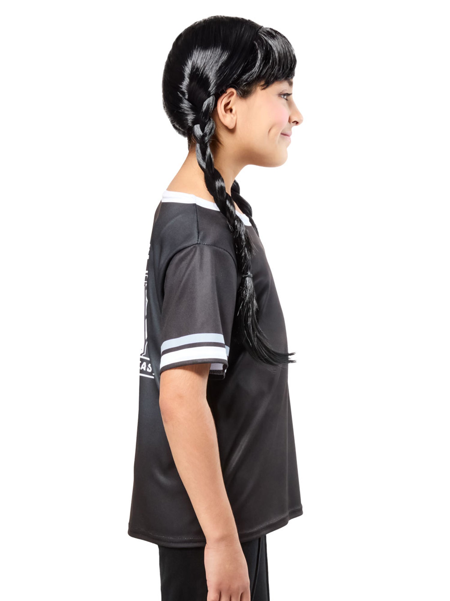 Girls' Wednesday Nevermore Academy Ophelia Hall Black Top - costumes.com