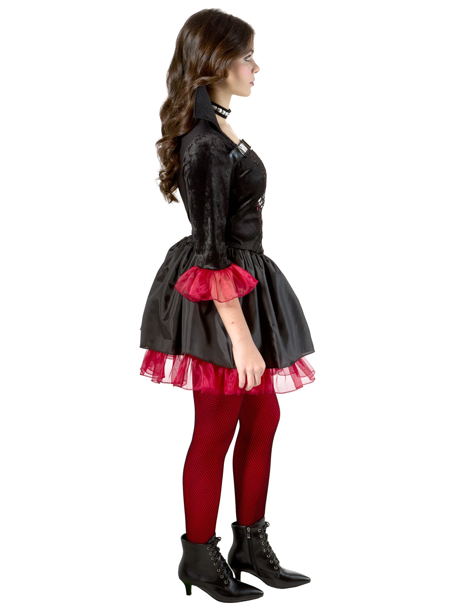 Girls' Junior Scarlet Vampiress Costume - costumes.com
