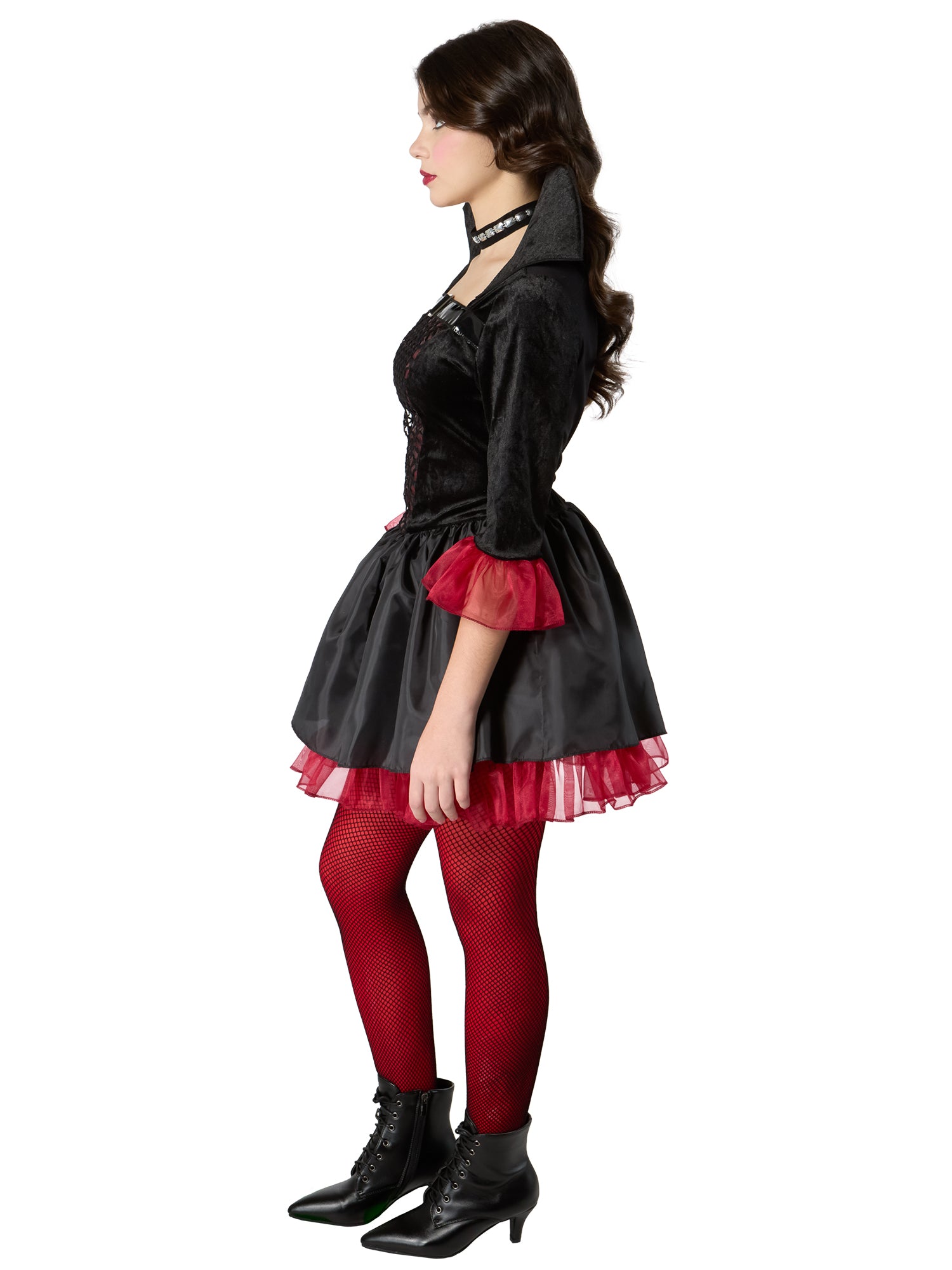 Girls' Junior Scarlet Vampiress Costume - costumes.com