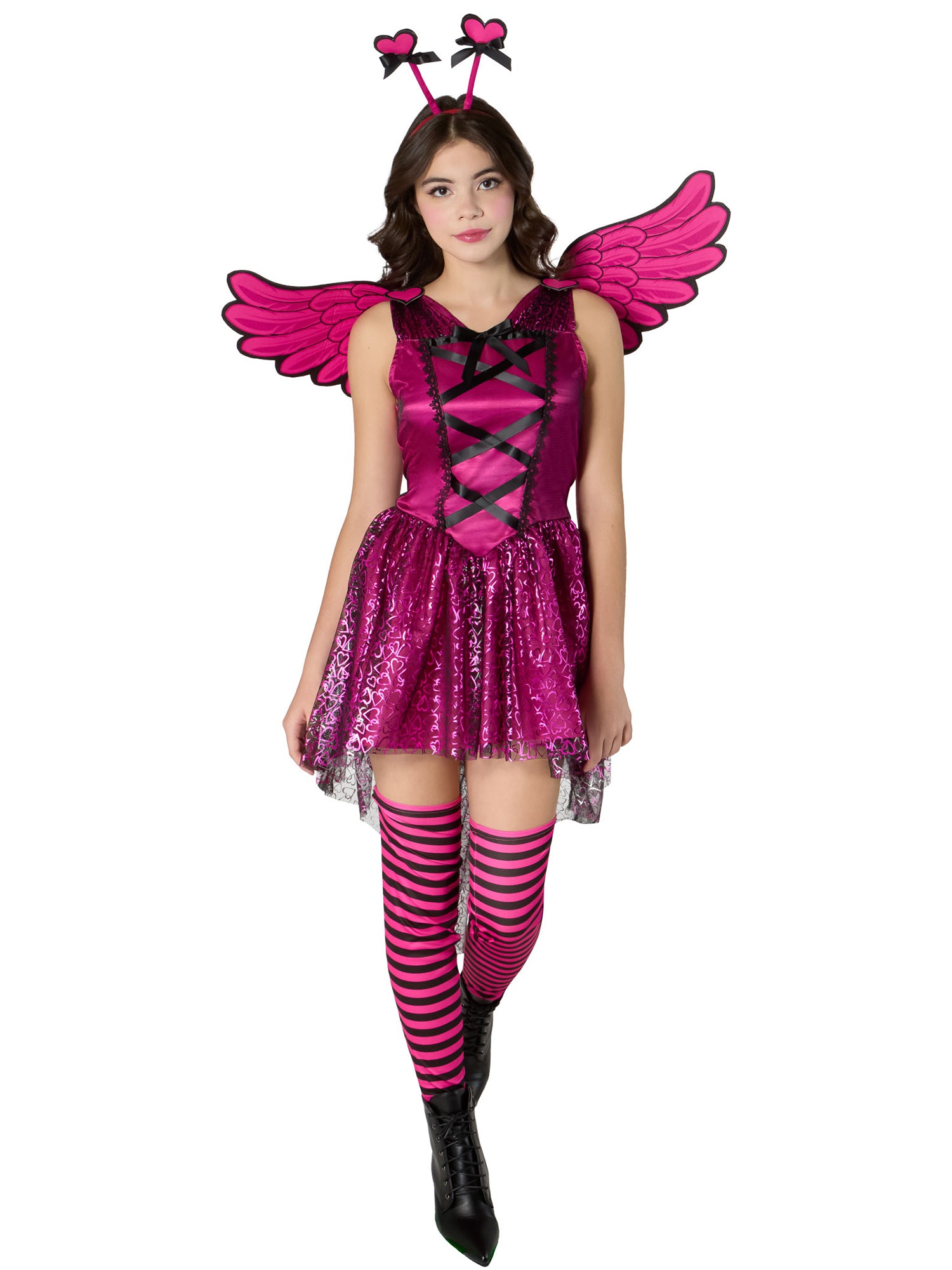 Girls' Junior Pink Cupid Costume - costumes.com