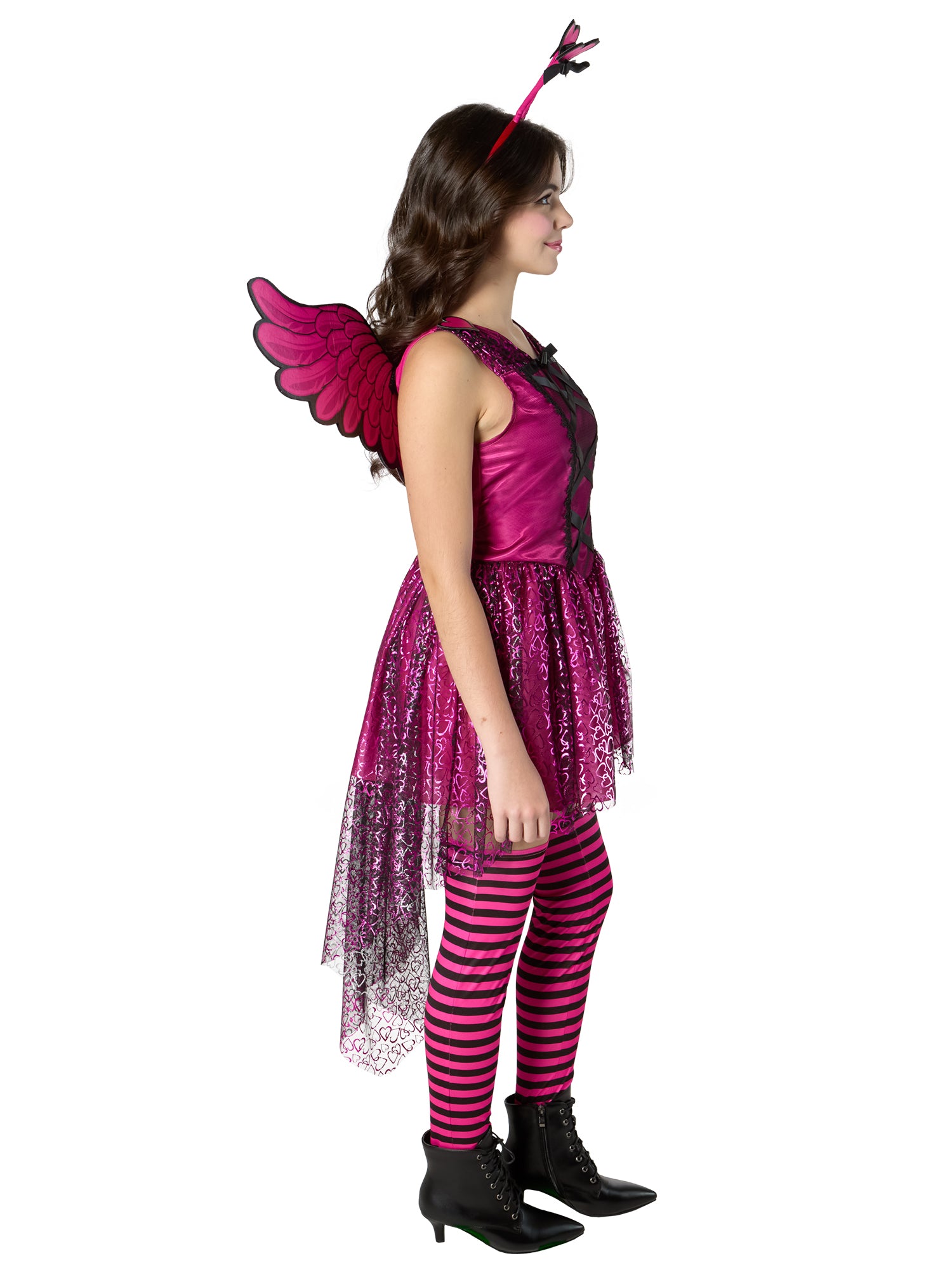 Girls' Junior Pink Cupid Costume - costumes.com