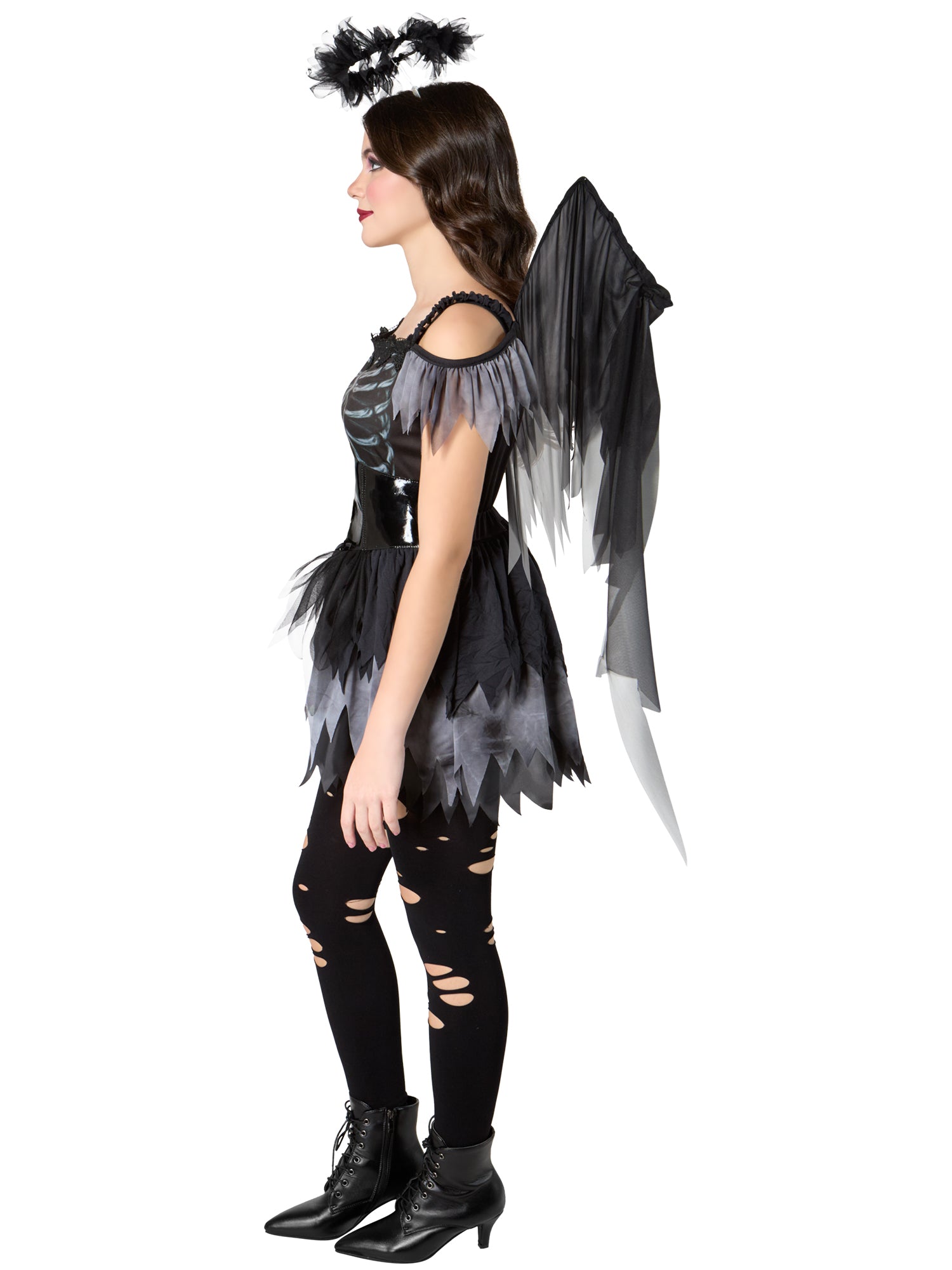 Girls' Junior Dark Angel Costume - costumes.com