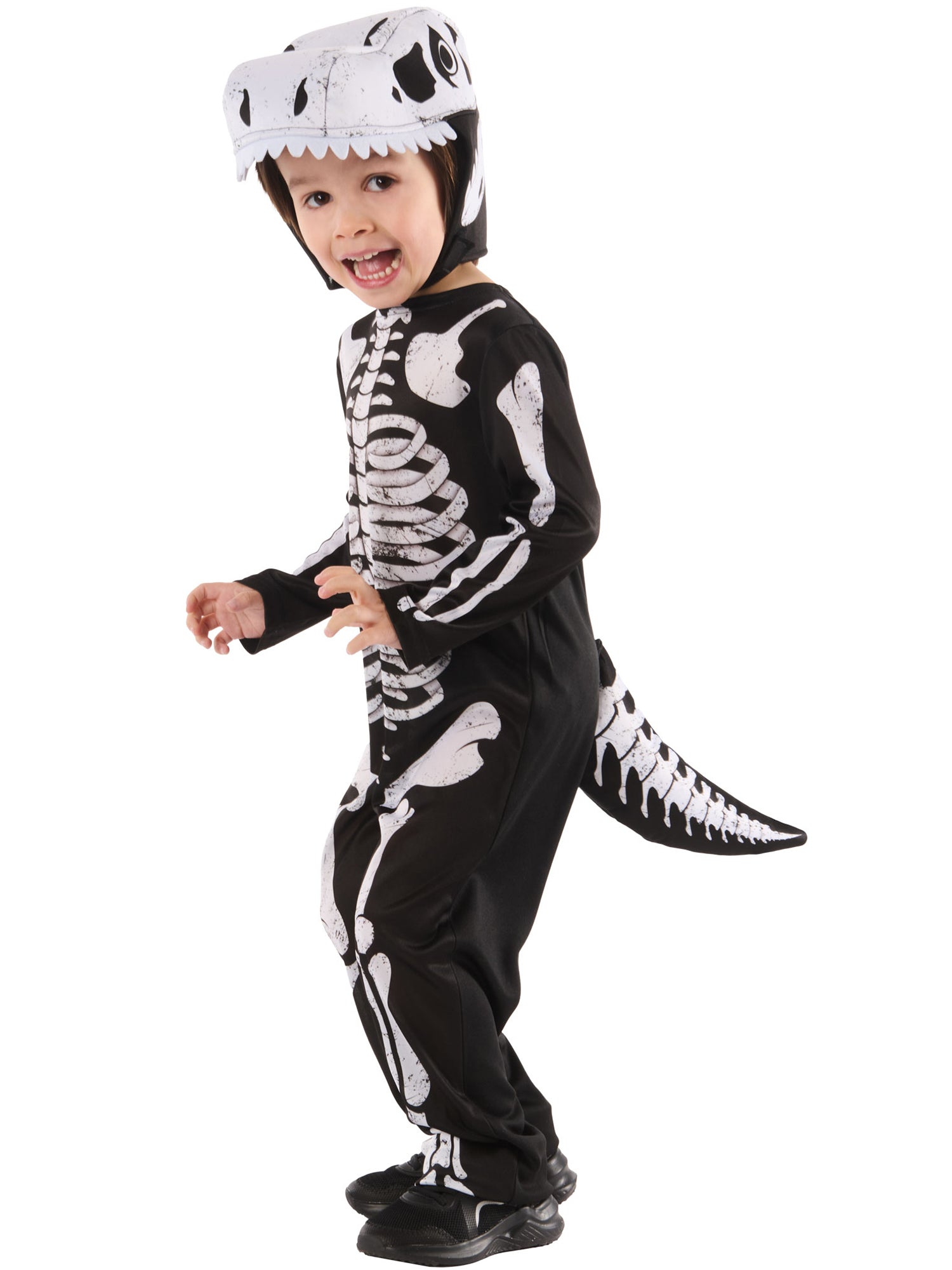 Dinosaur Skeleton Costume for Toddlers - costumes.com