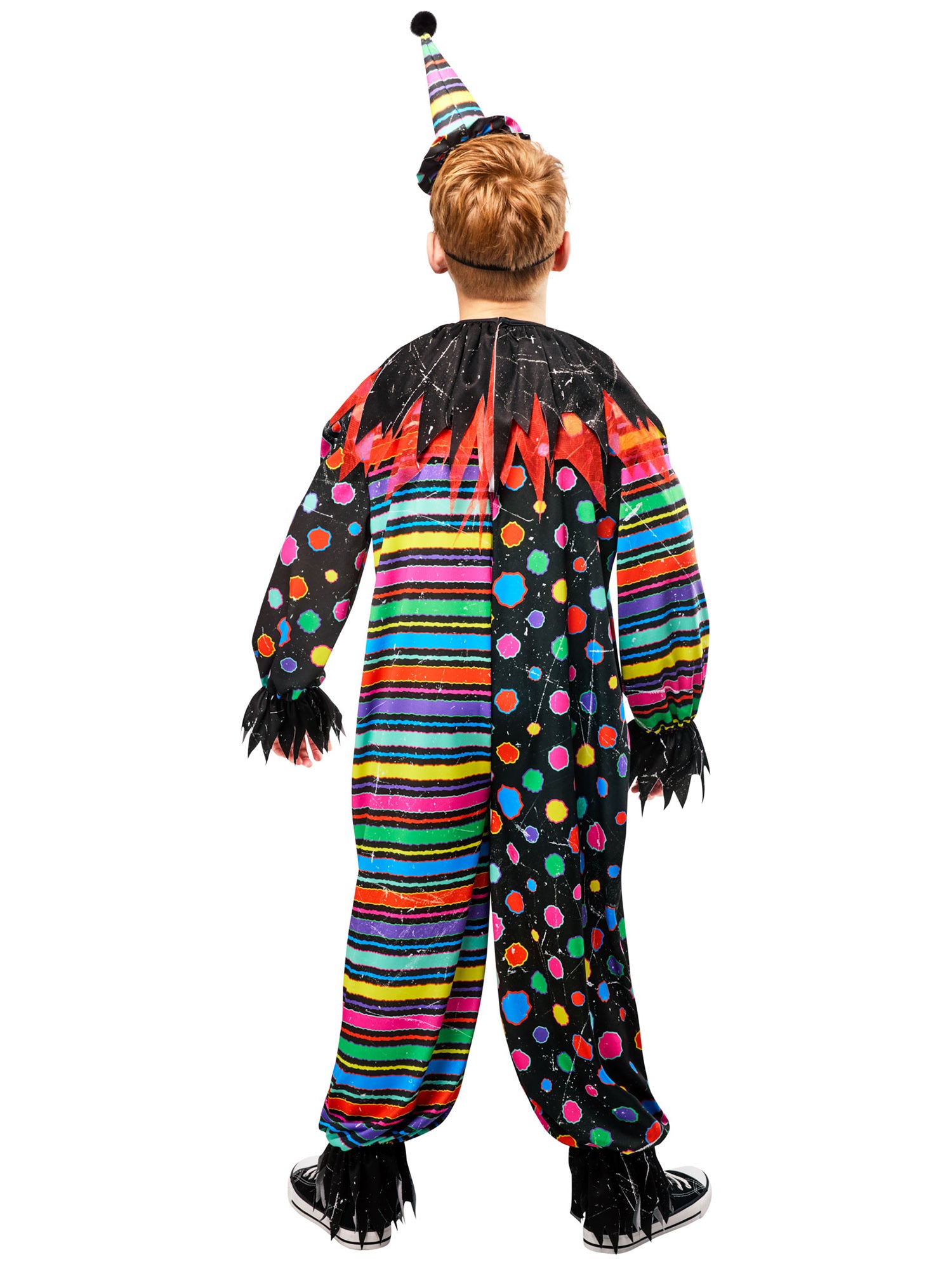 Boys' Neon Clown Creep Costume with Mask - costumes.com
