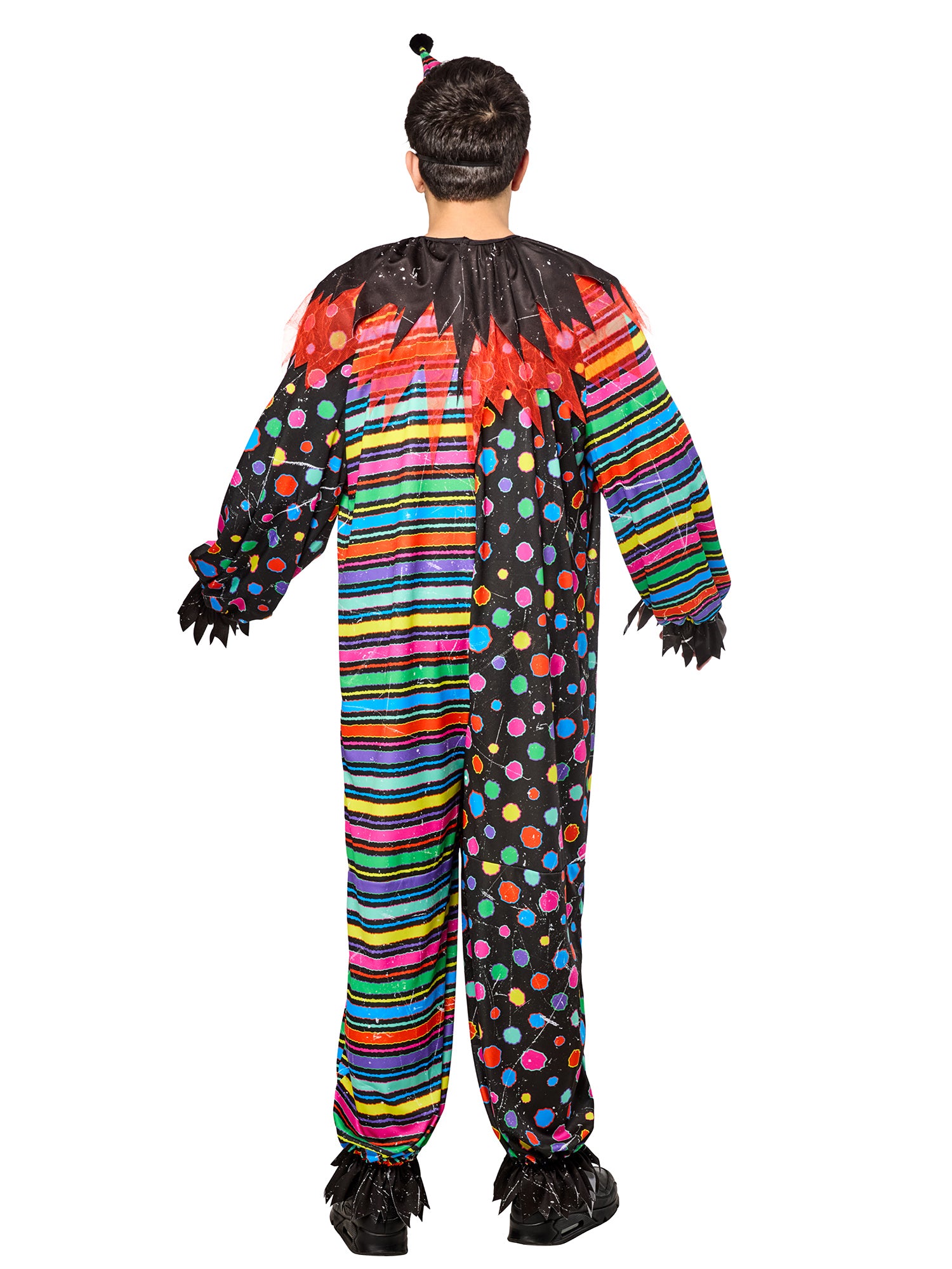 Men's Neon Clown Creep Costume with Mask - costumes.com