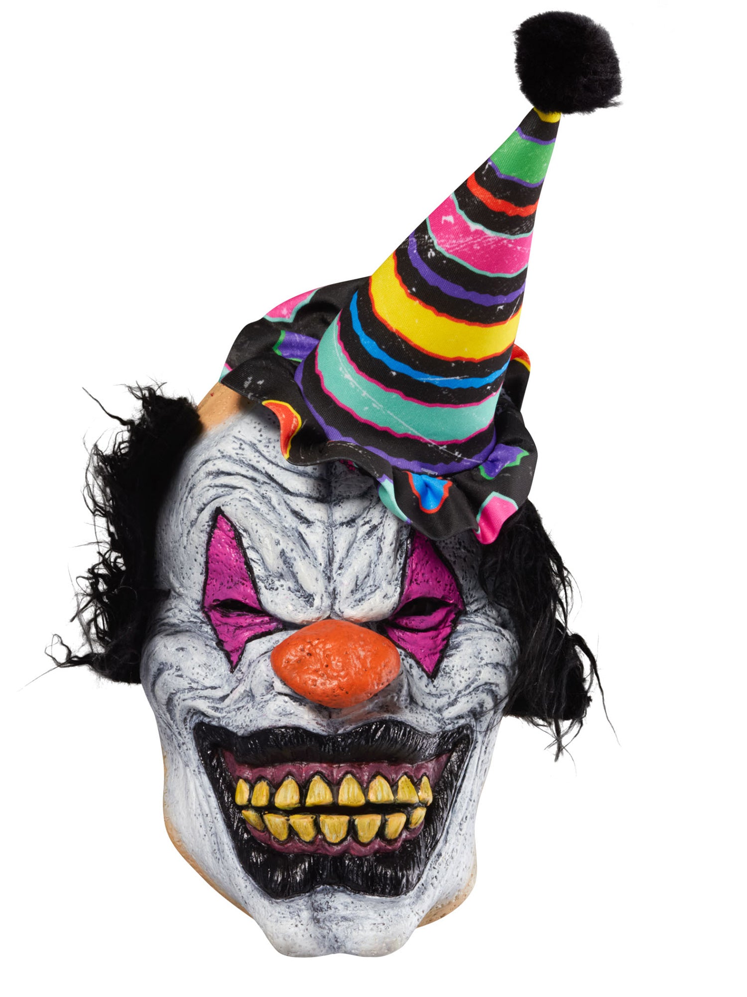 Men's Neon Clown Creep Costume with Mask - costumes.com