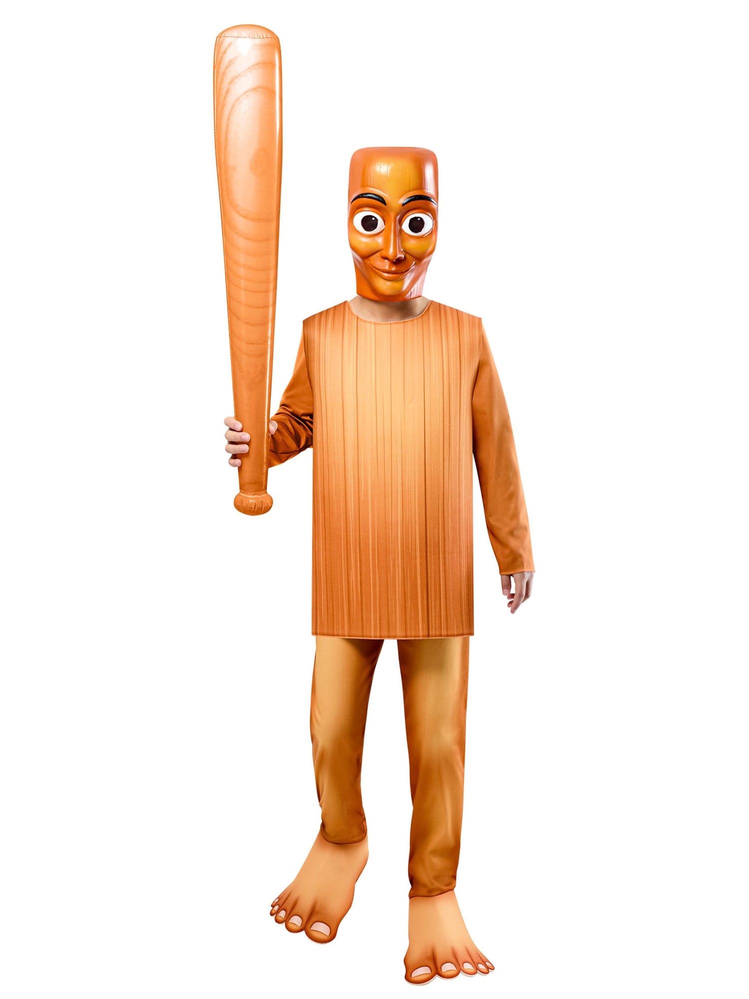 Boys' Brainrot Tung Tung Costume with Mask - costumes.com