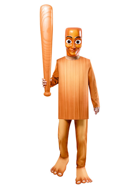 Boys' Brainrot Tung Tung Costume with Mask