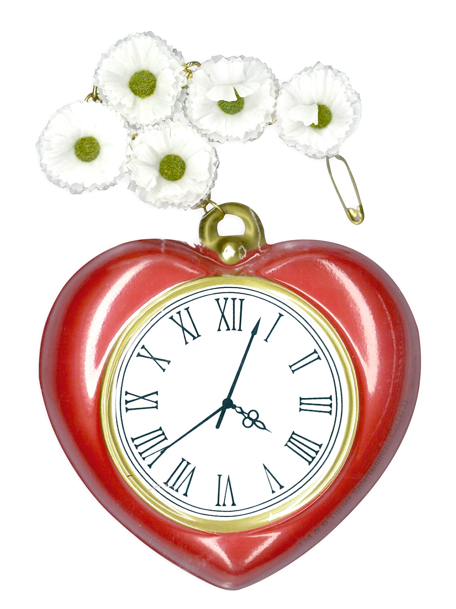 Adult Wizard of Oz Tin Man Heart Clock - costumes.com