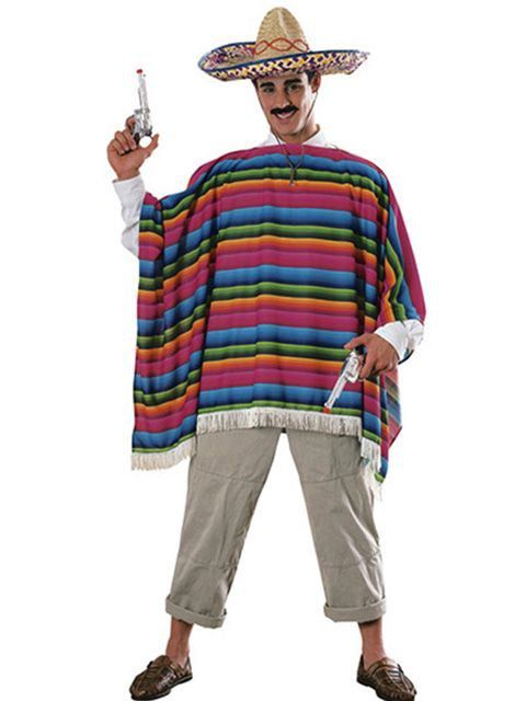 Fiesta Serape and Sombrero Costume Adult - costumes.com