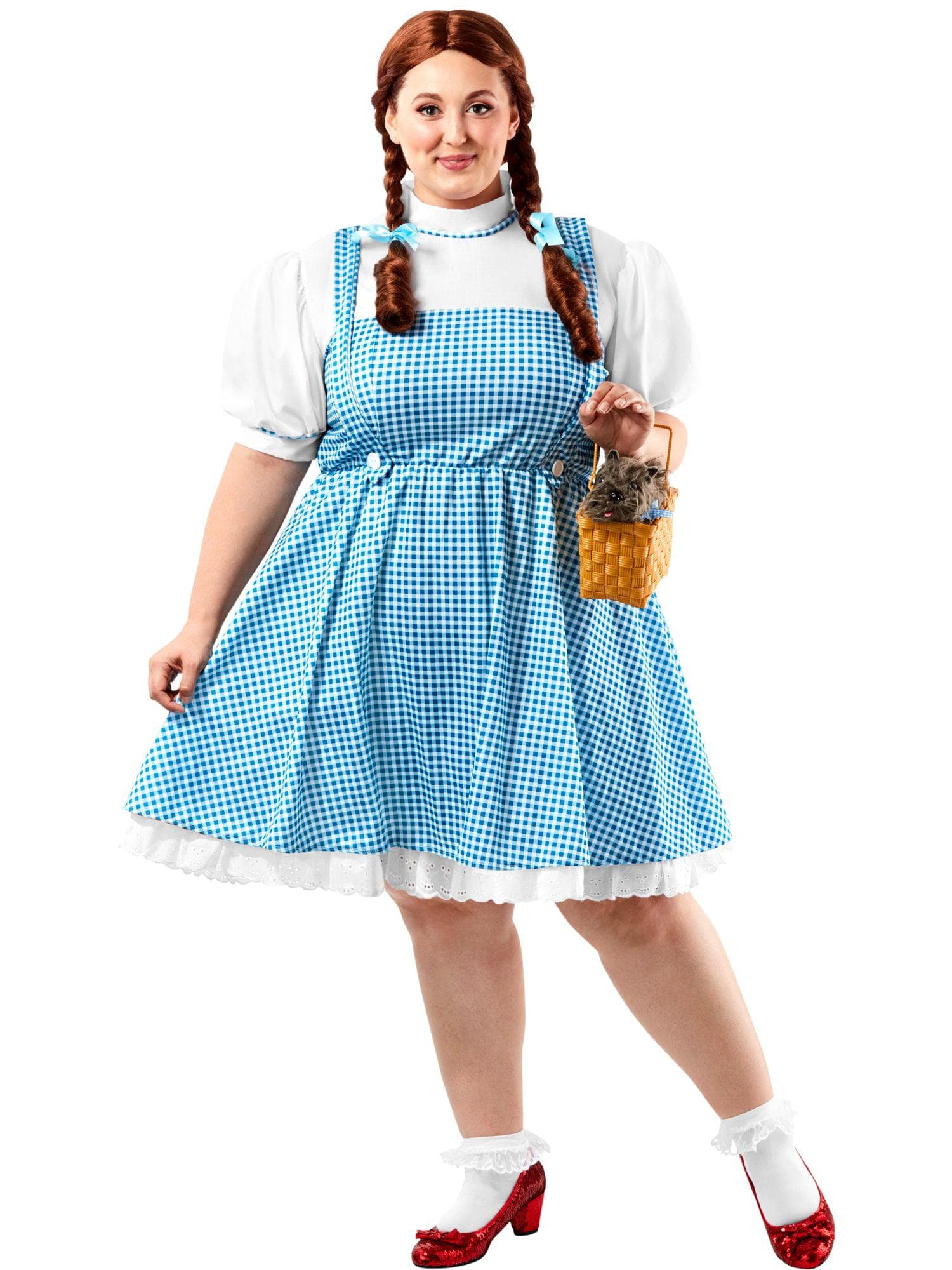 Adult Plus Size Wizard of Oz Dorothy Costume - costumes.com