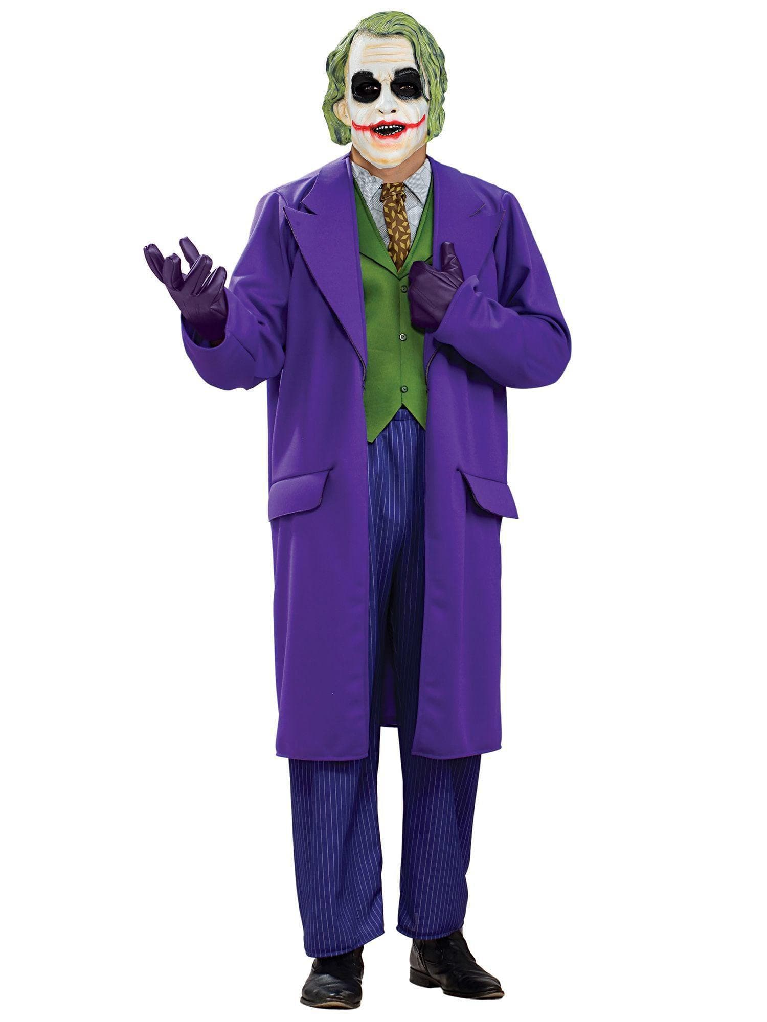 Adult Dark Knight Joker Deluxe Plus Size Costume - costumes.com