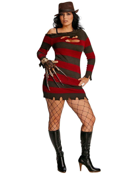 Women's Plus Size A Nightmare on Elm Street Miss Krueger Costume