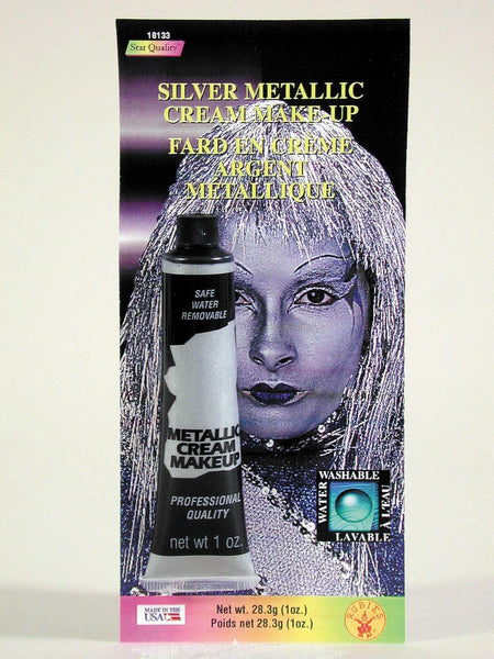 Adult Silver Metallic Cream Makeup