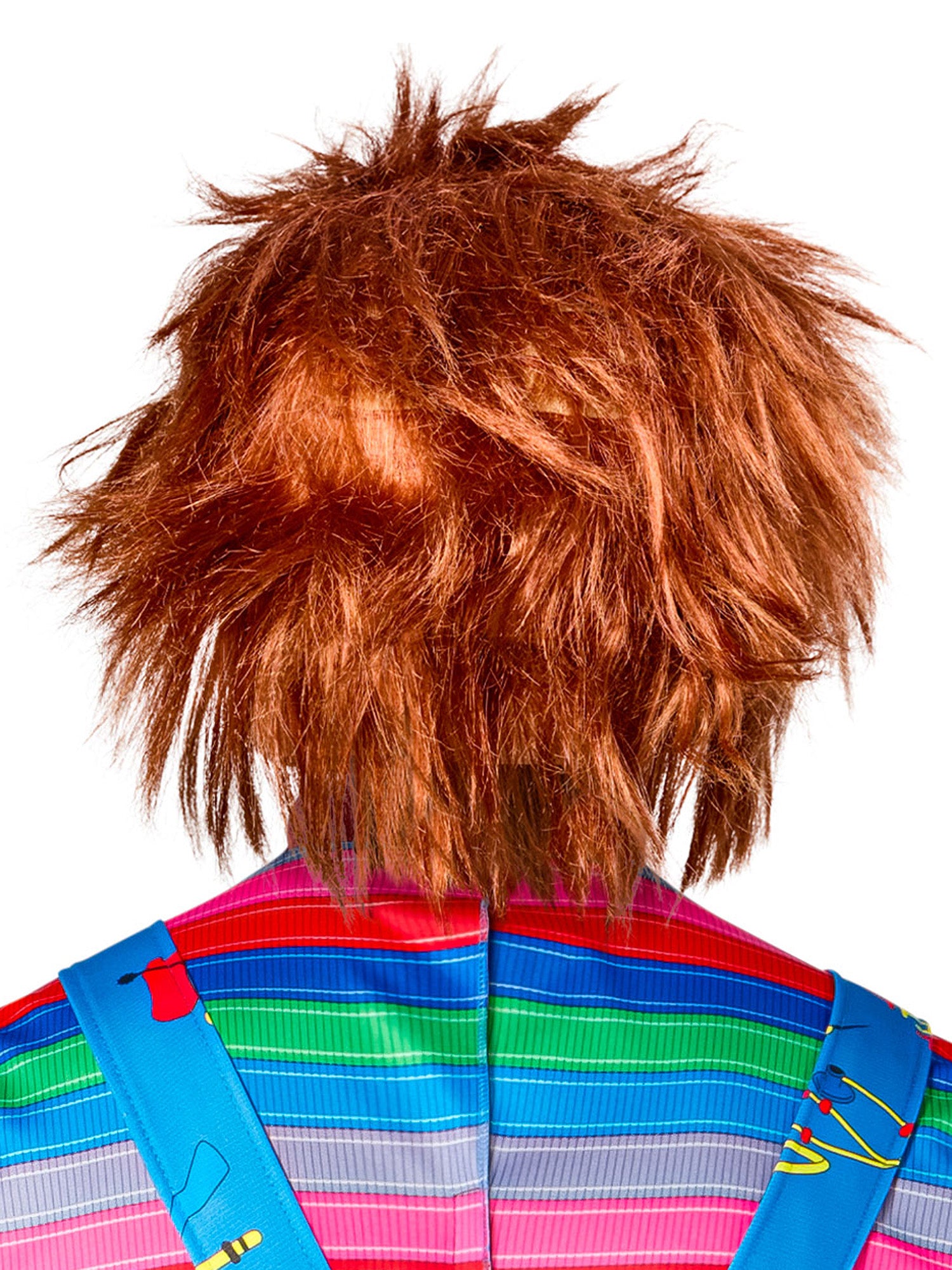 Men's Bride of Chucky Overhead Latex Chucky Mask with Hair and Stitches - costumes.com