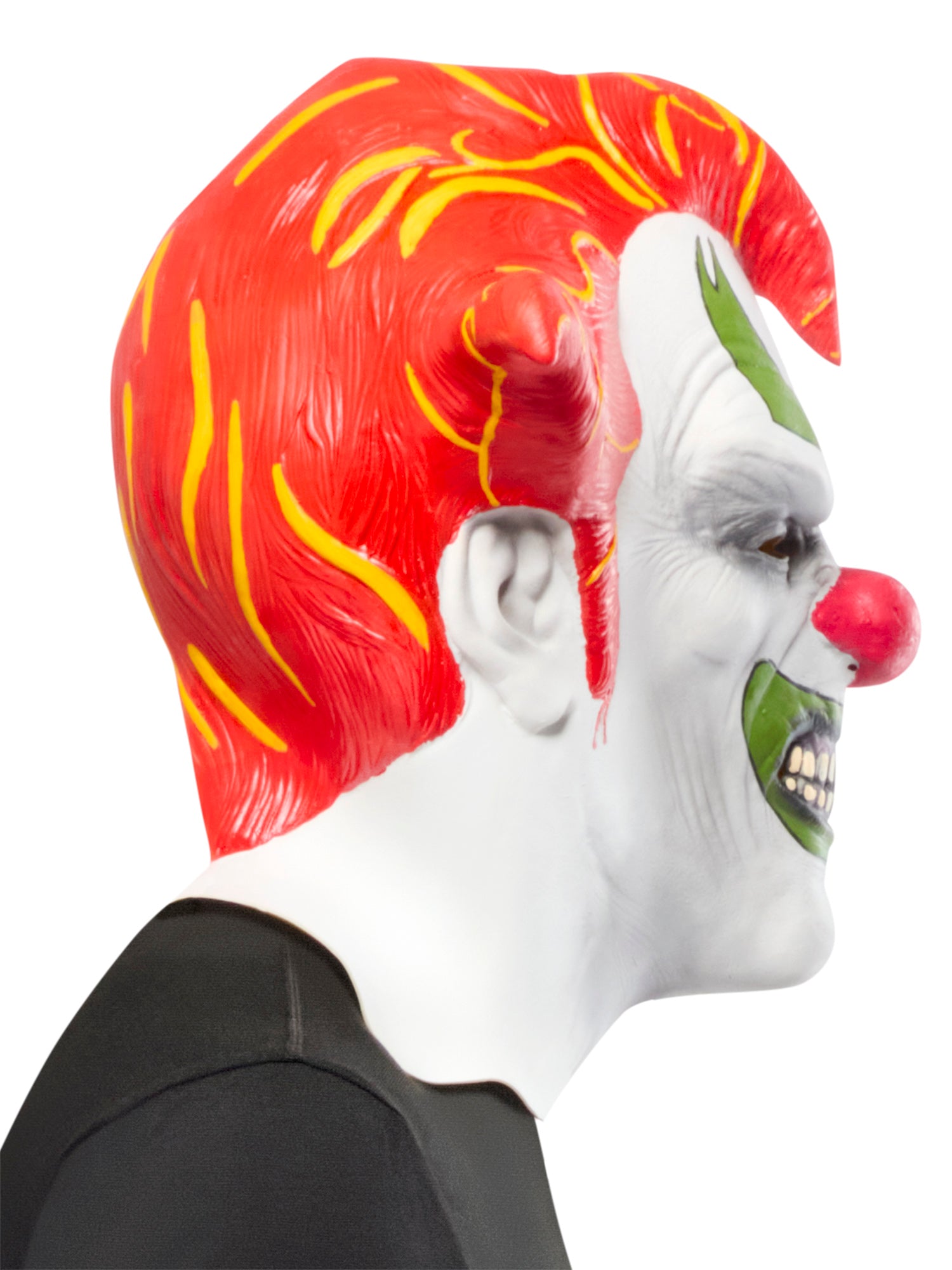 Men's Halloween Horror Nights Jack the Clown Overhead Latex Mask - costumes.com
