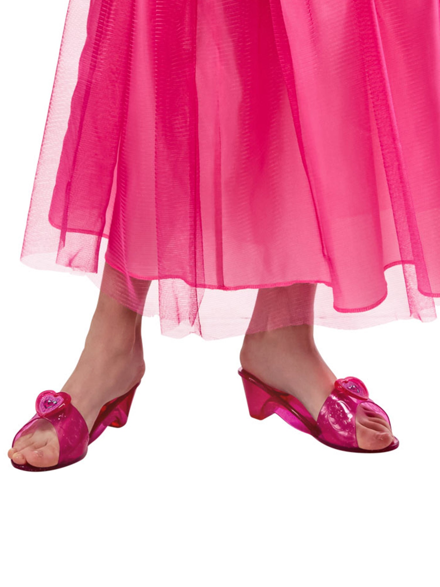 Girls' Pink Sleeping Princess Shoes - costumes.com