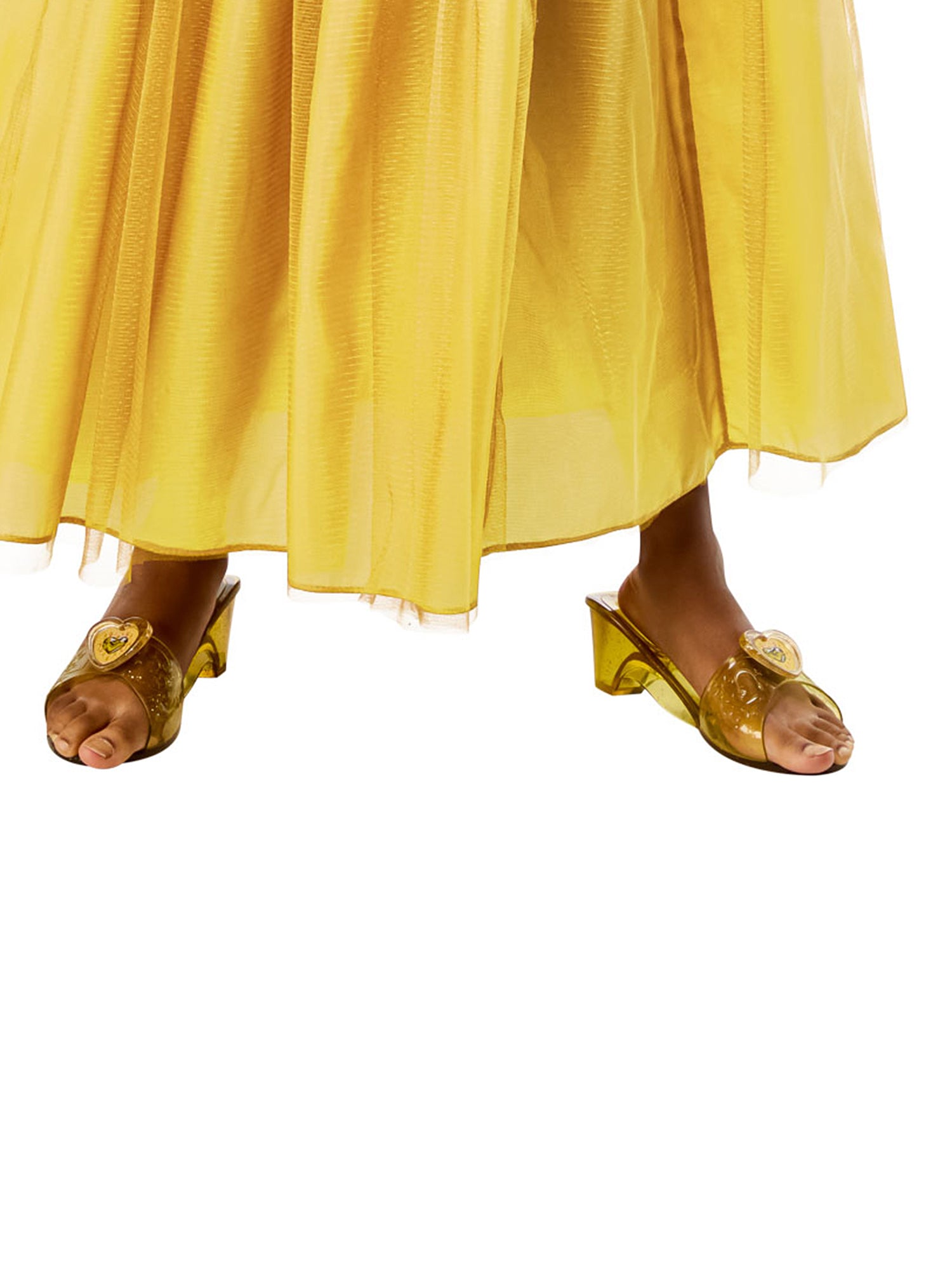 Girls' Gold Beauty Princess Shoes - costumes.com