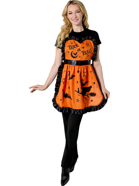 Women's Trick or Treat Halloween Apron