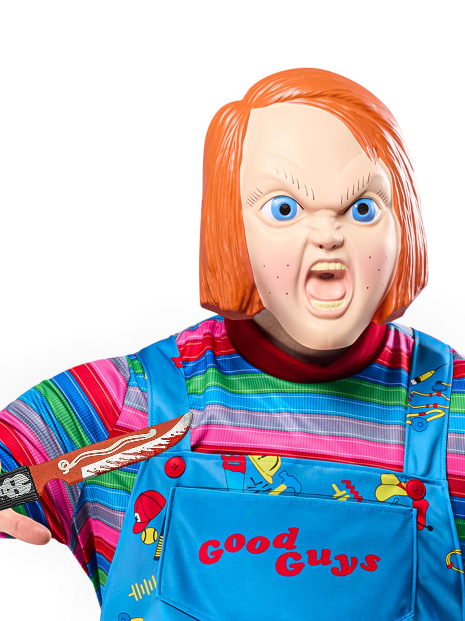 Child's Play 2 Chucky Mask and Voodoo Knife Set - costumes.com