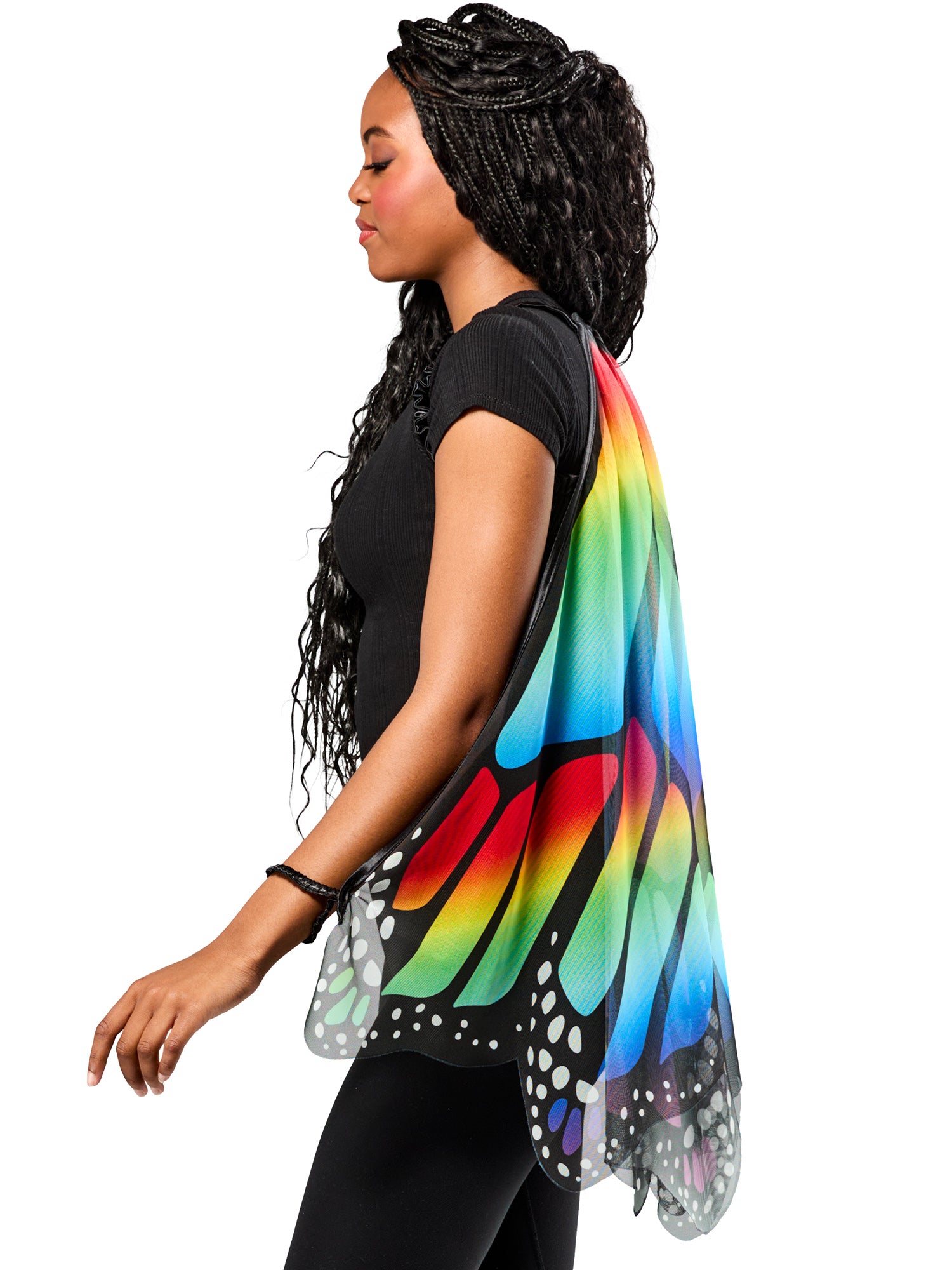 Women's Rainbow Monarch Butterfly Wings - costumes.com
