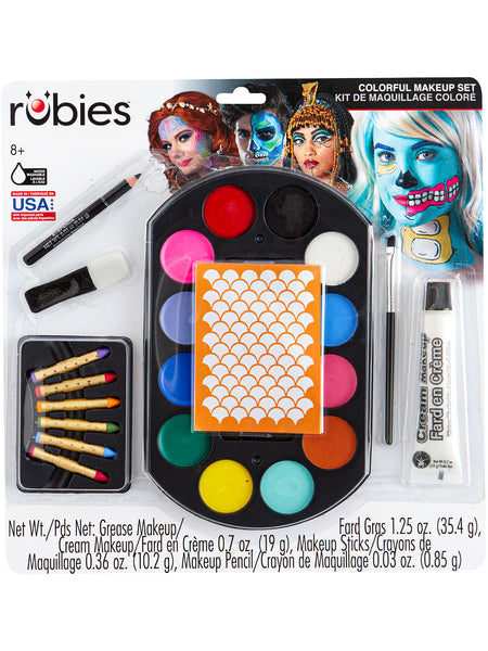 Adult Bright Colors Value Makeup Set