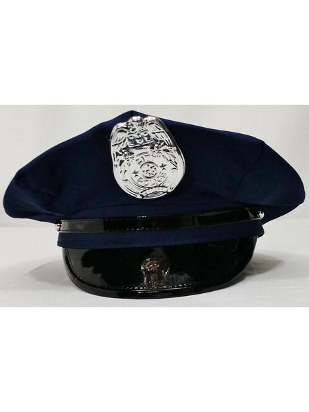 Adult Blue Police Officer Hat