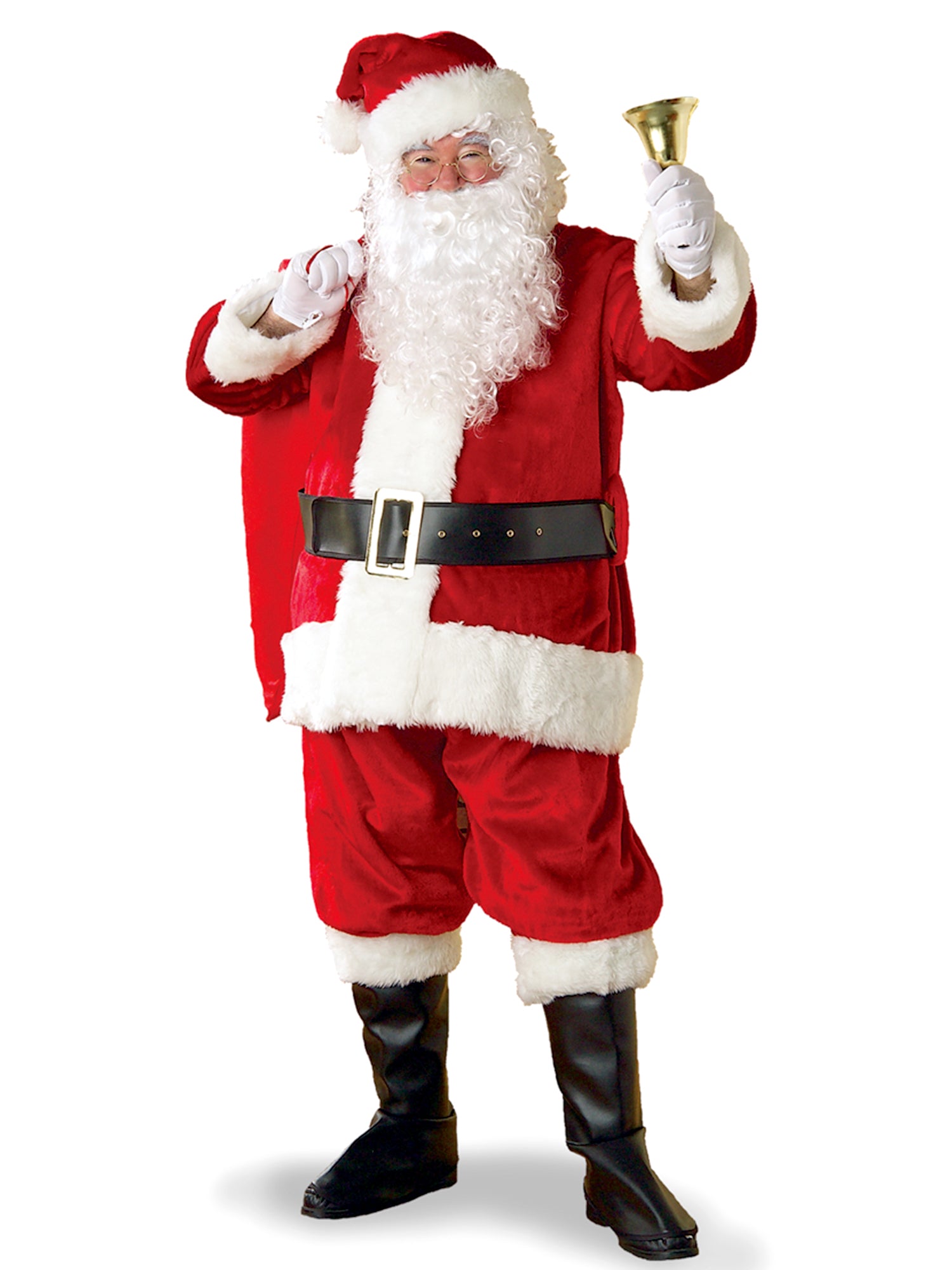 Men's Big and Tall Classic Santa Costume - Professional - costumes.com